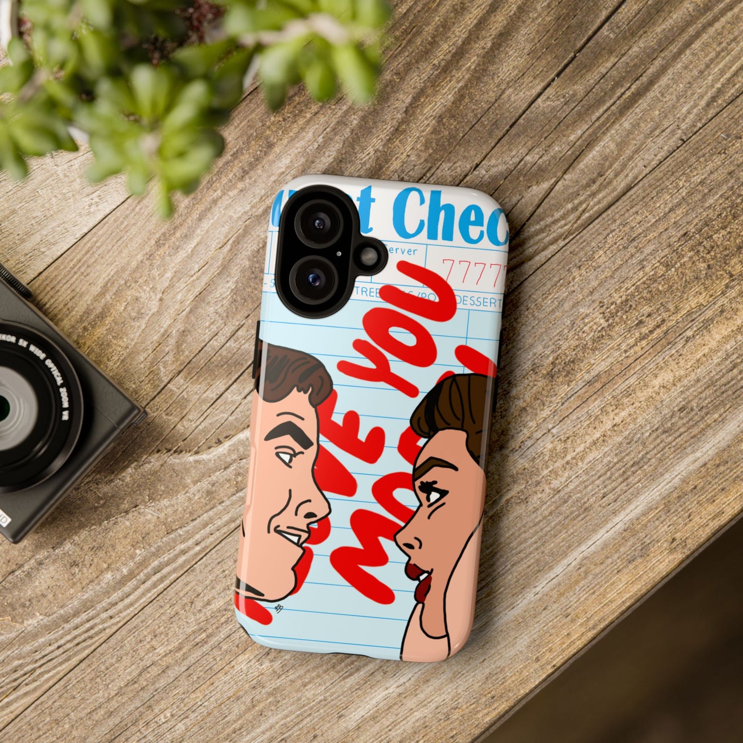 "i love you more" phone case