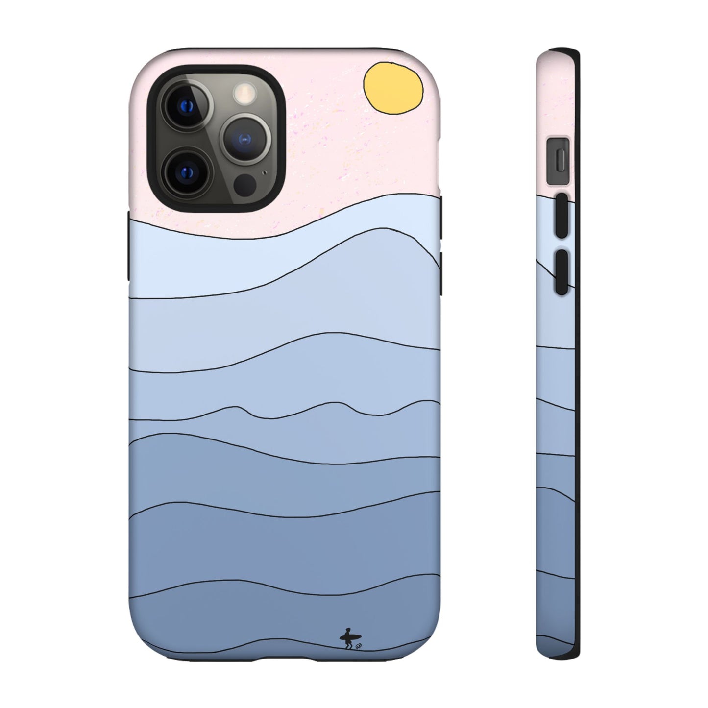 "shades of blue" phone case