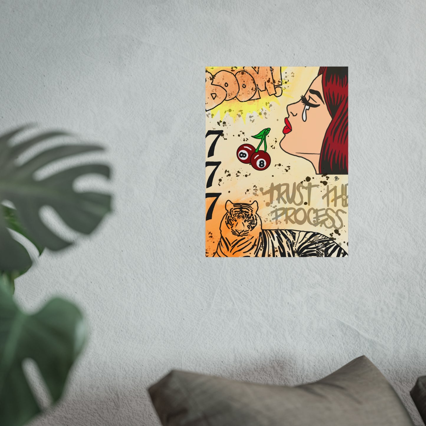 "trust the process" print