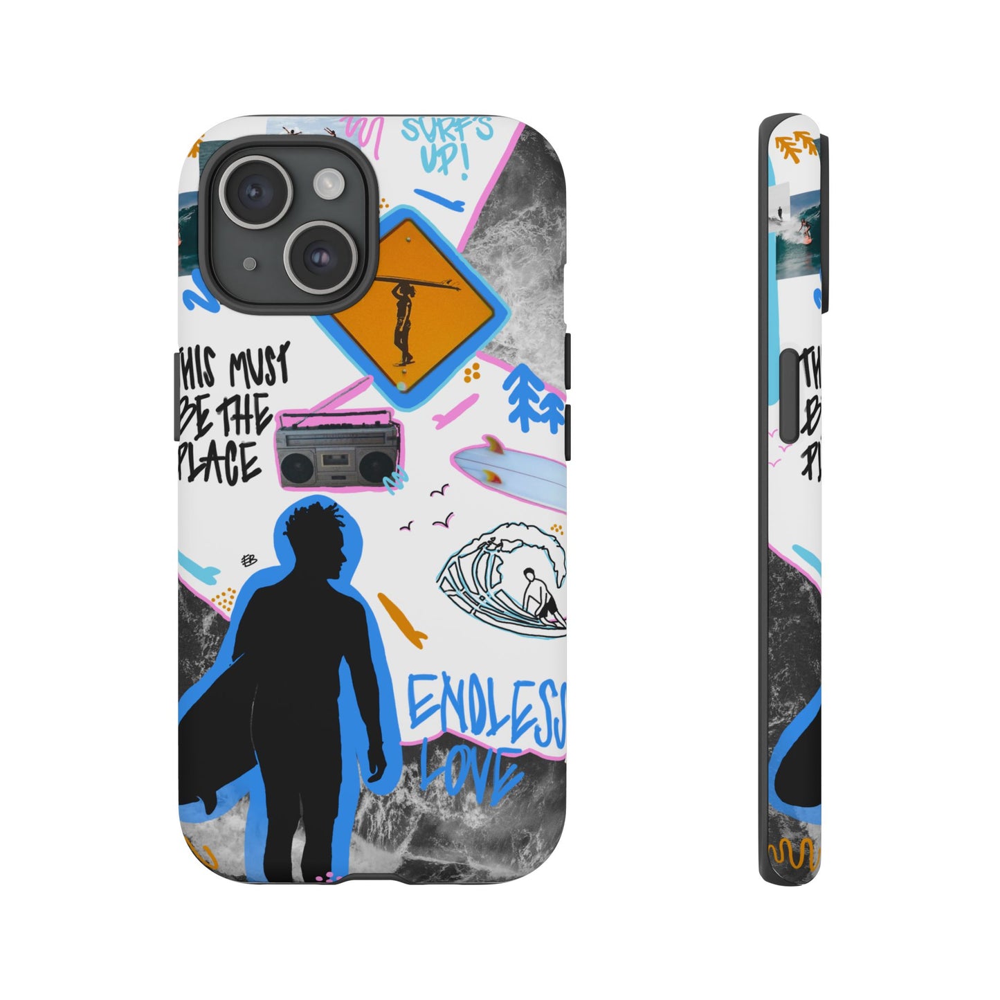 "surf's up" phone case
