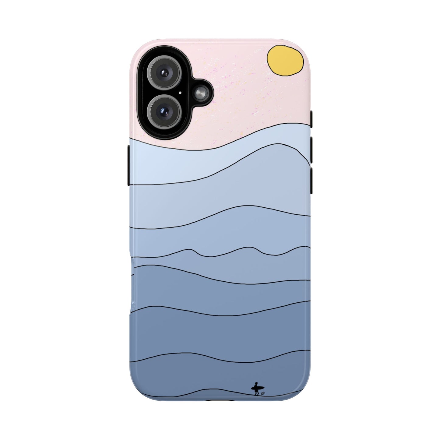 "shades of blue" phone case
