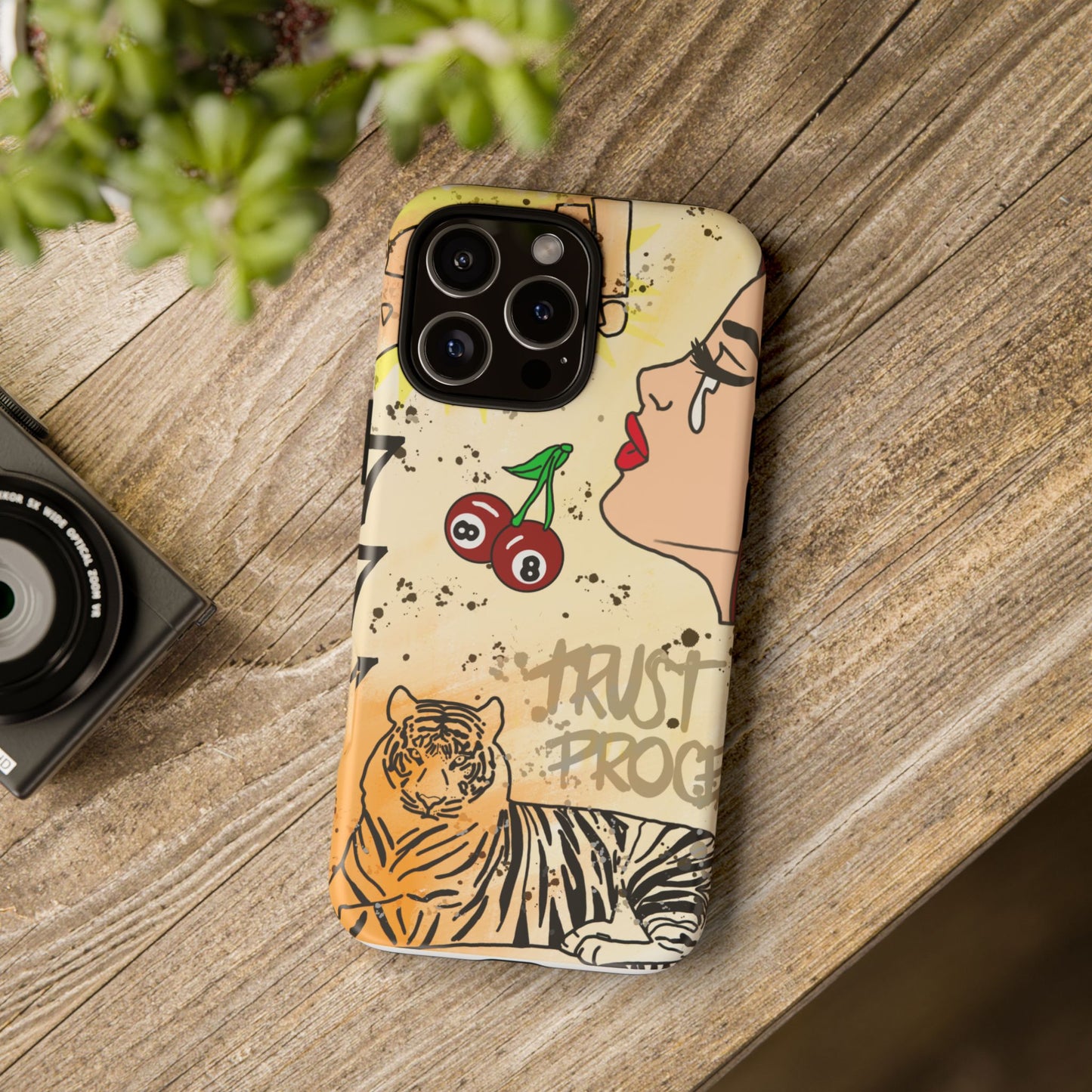 "trust the process" phone case