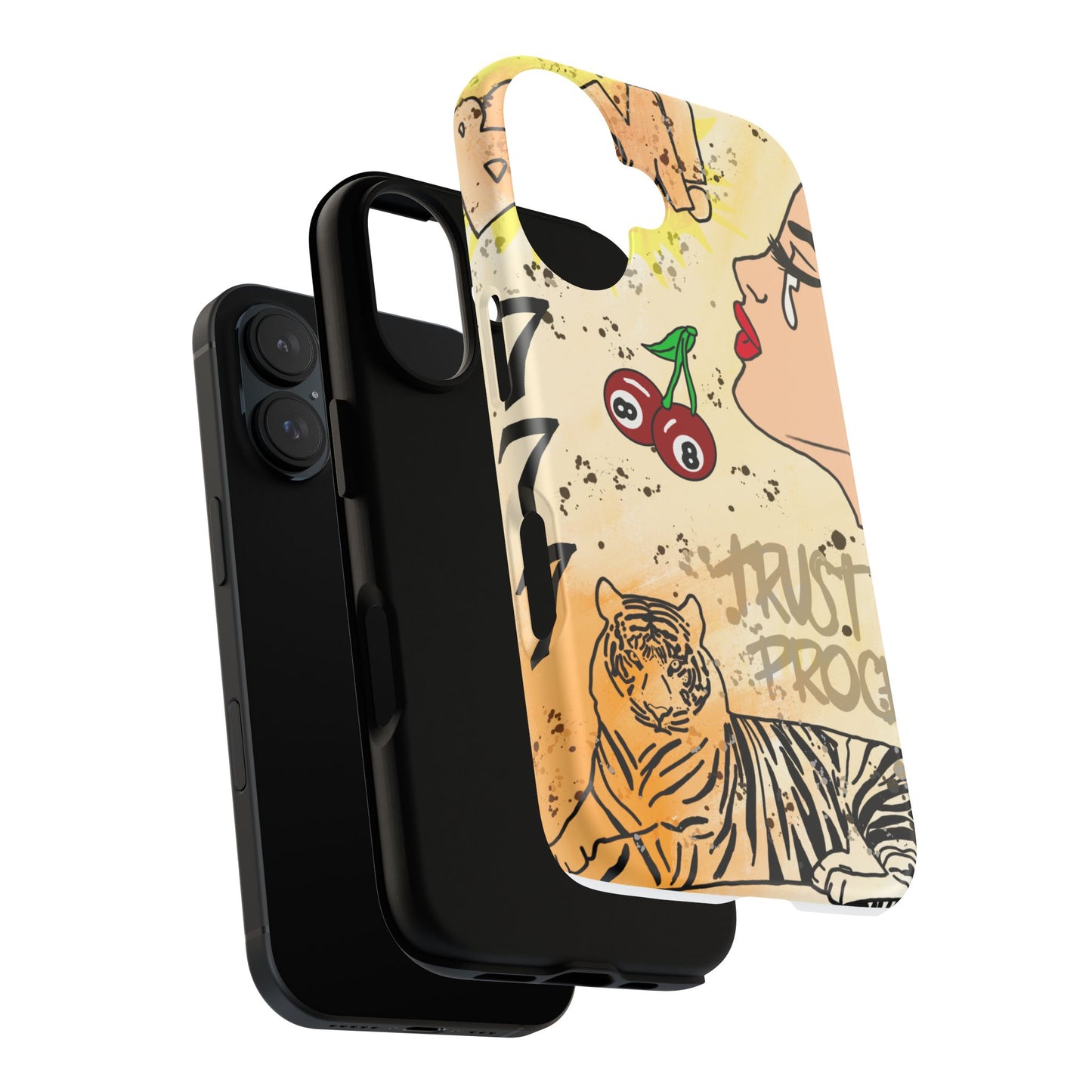 "trust the process" phone case