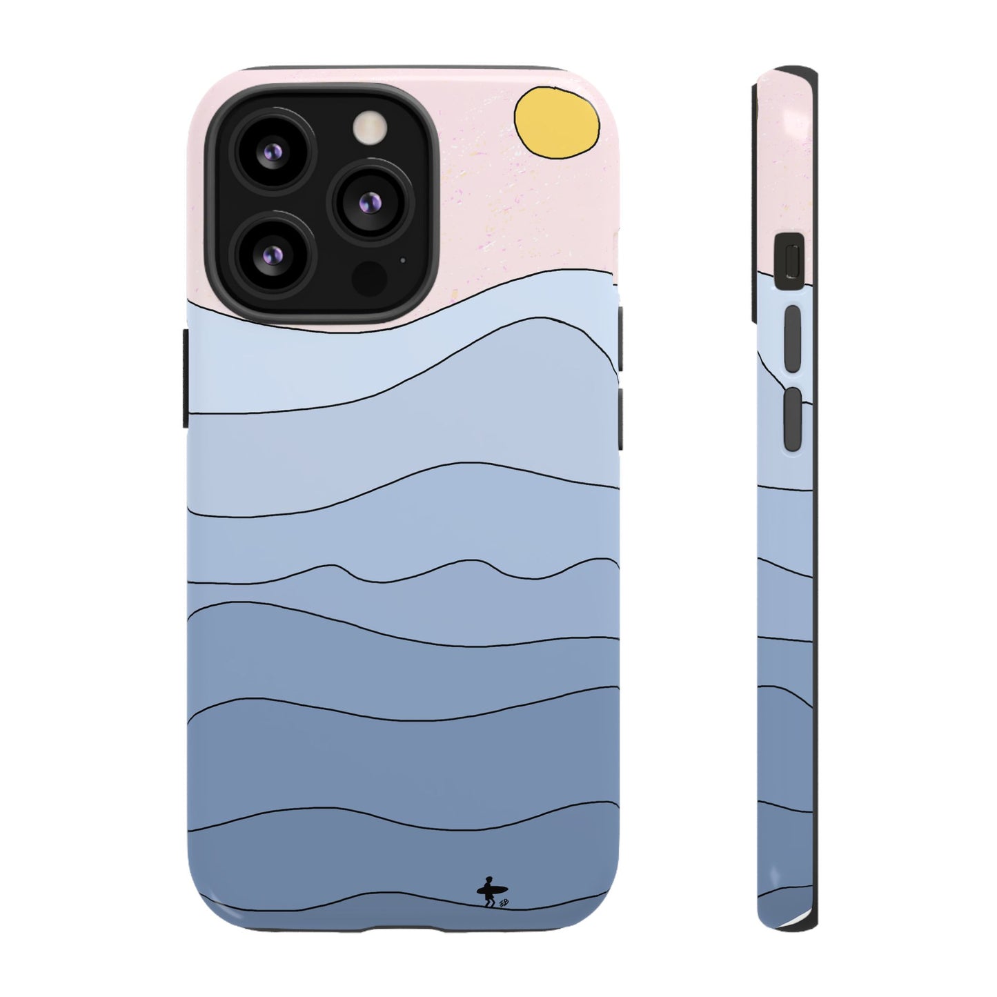 "shades of blue" phone case
