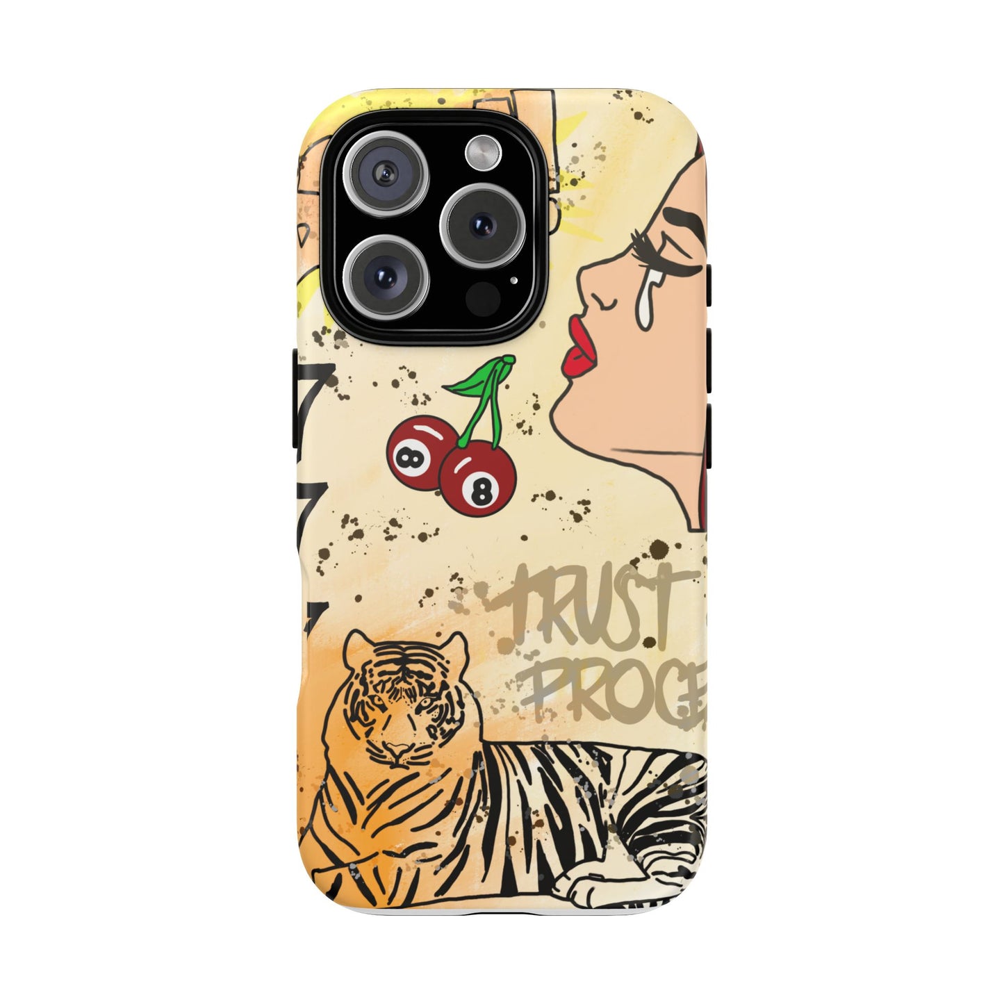 "trust the process" phone case