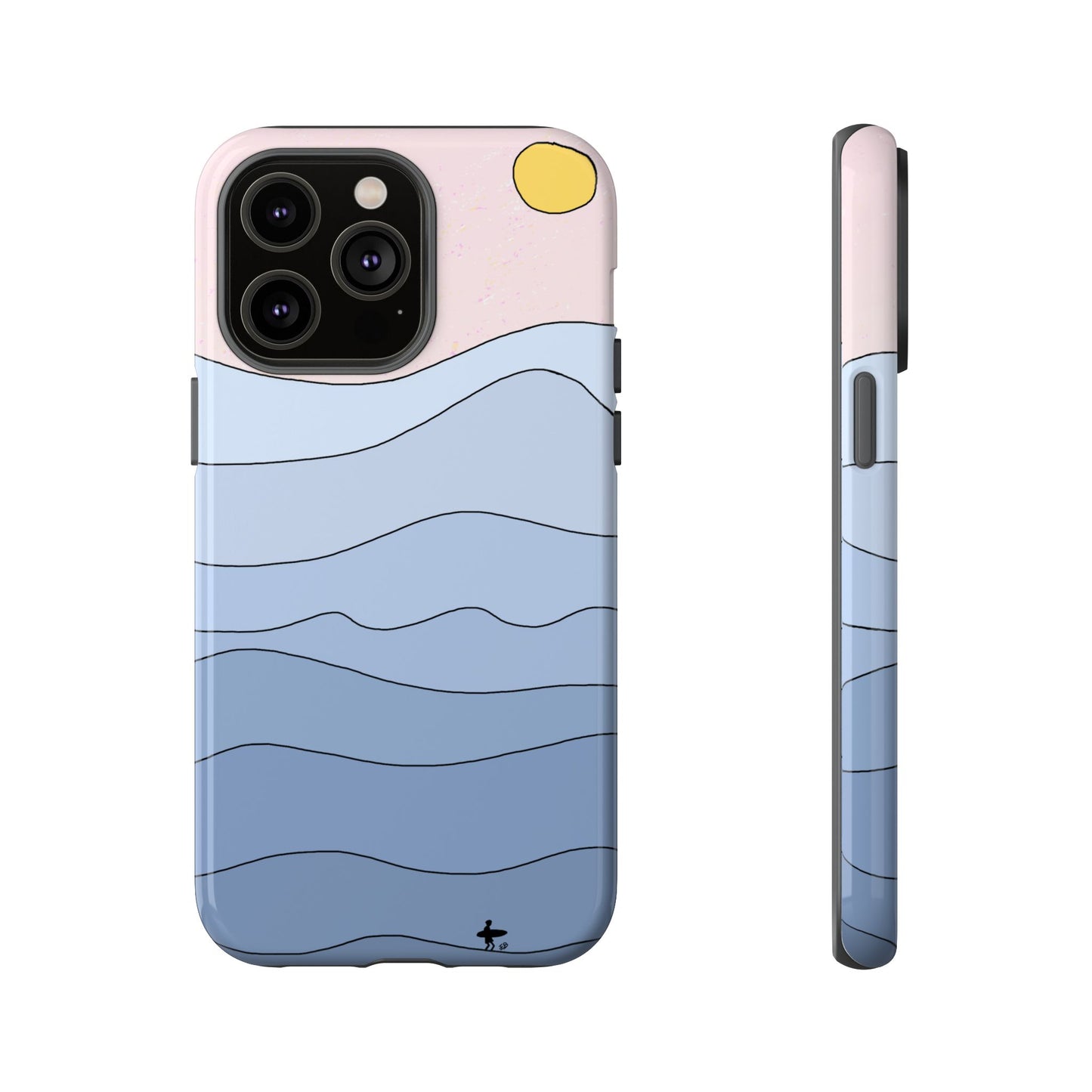 "shades of blue" phone case