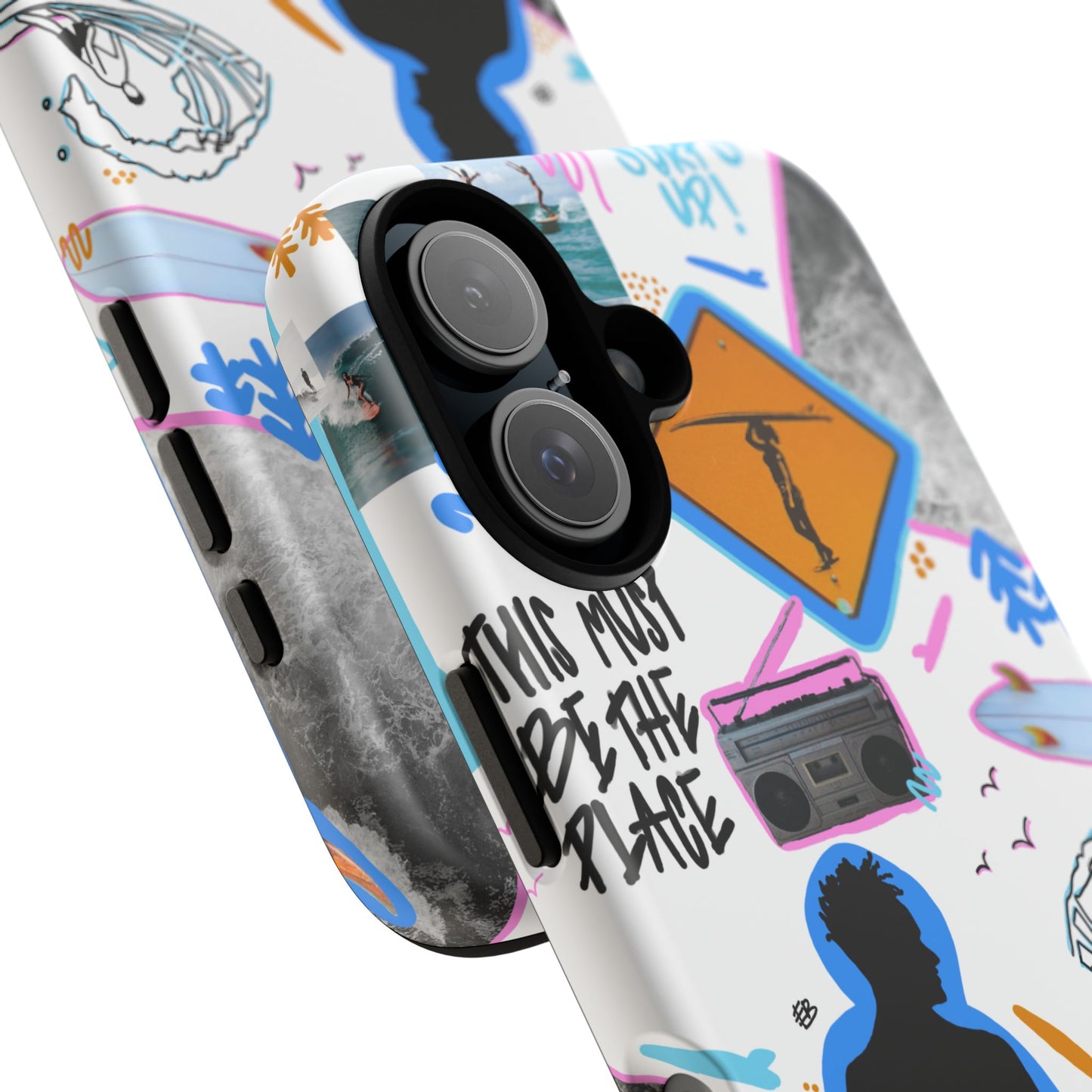 "surf's up" phone case