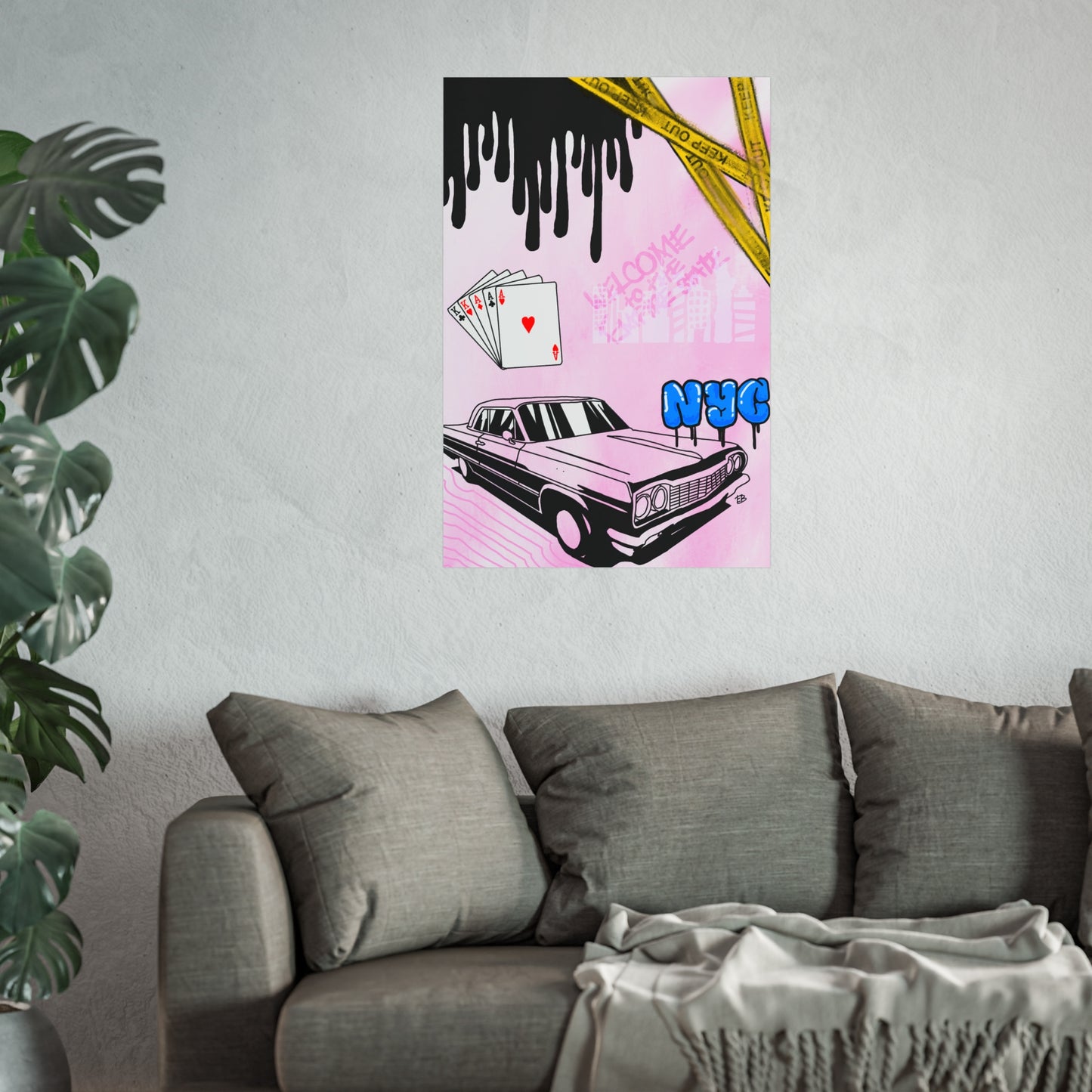 "nyc" print