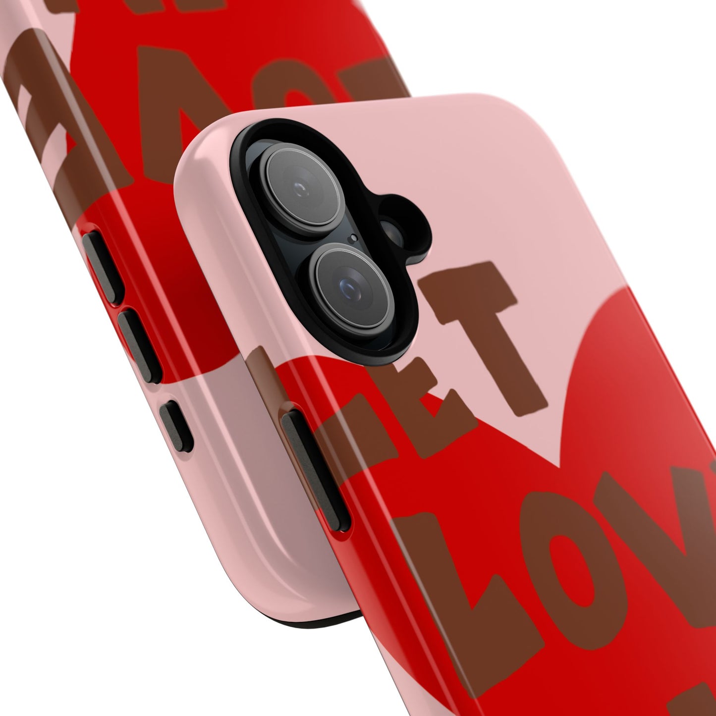 "let love in" phone case