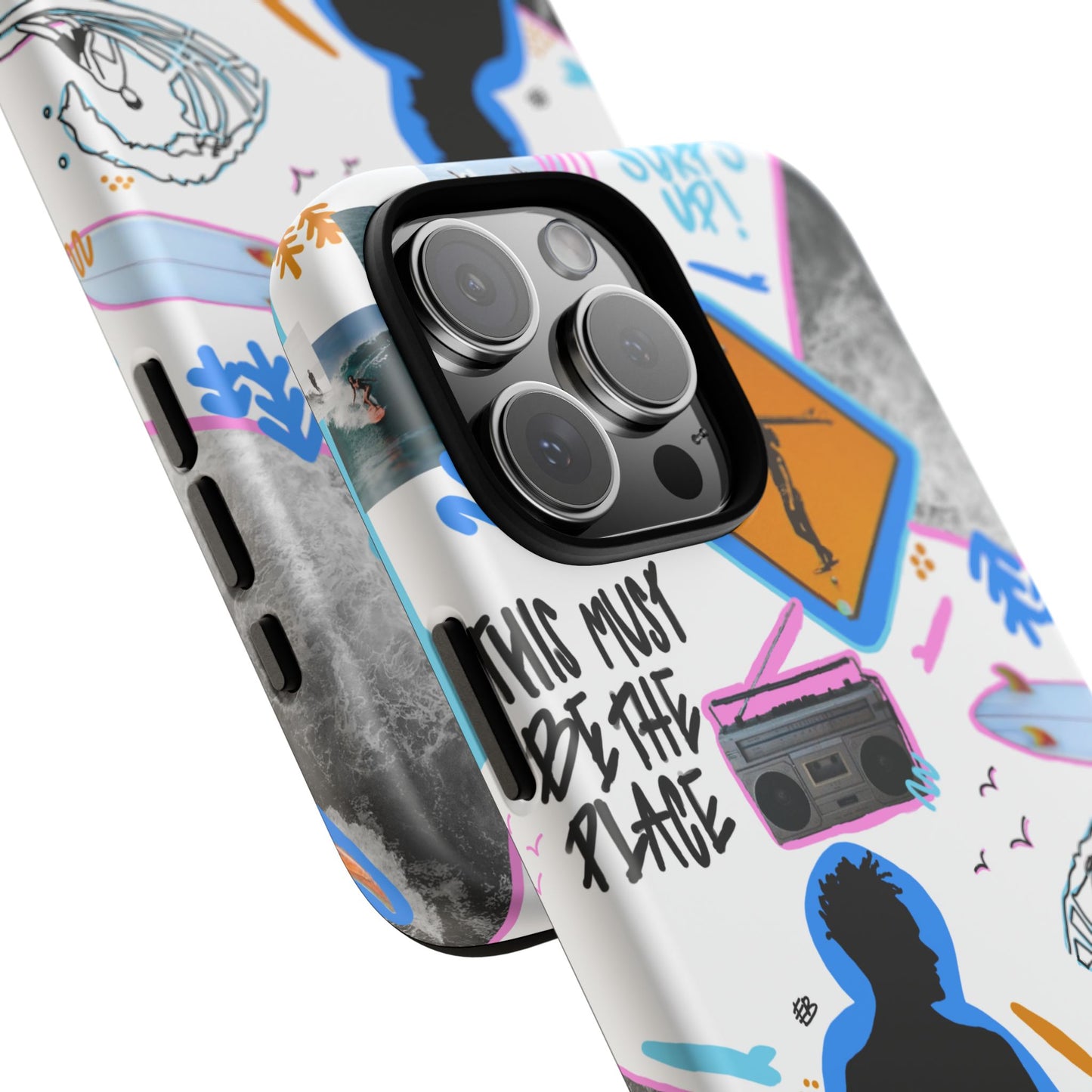 "surf's up" phone case