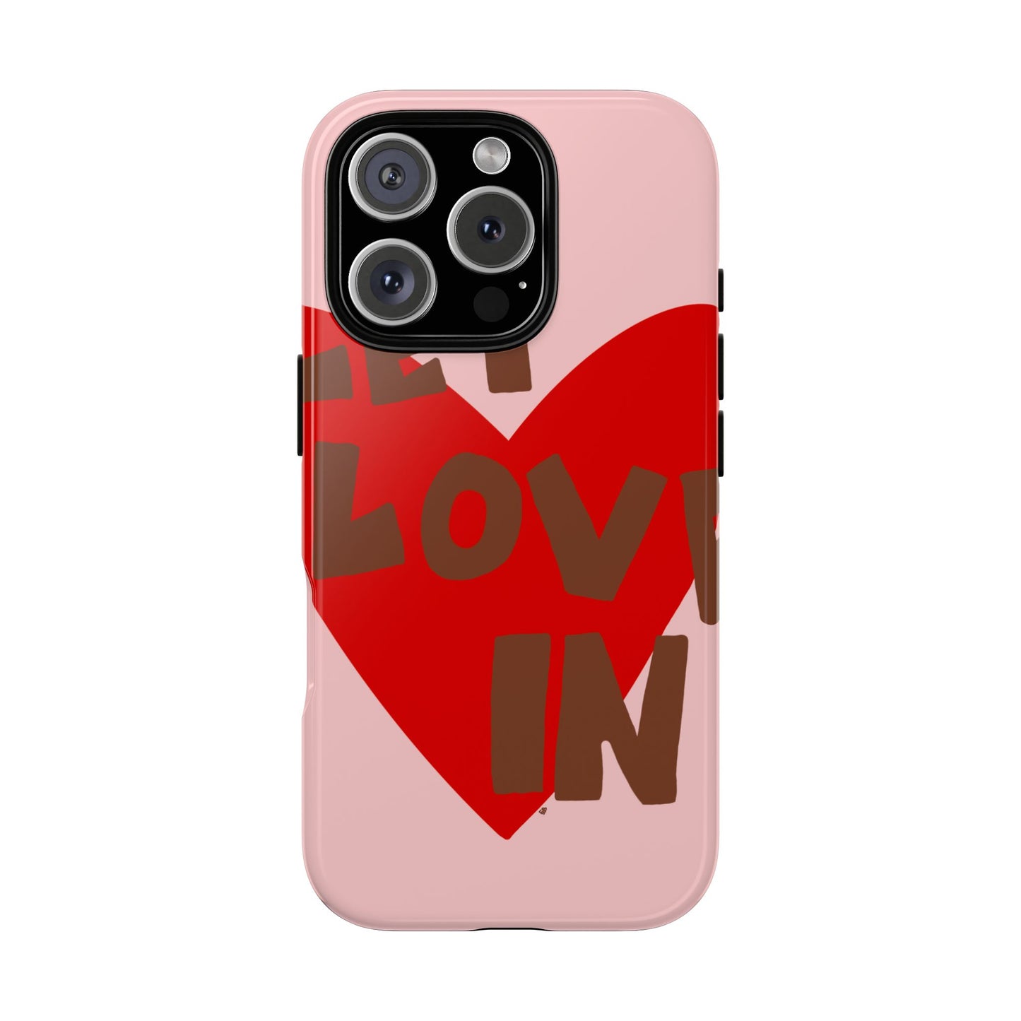"let love in" phone case