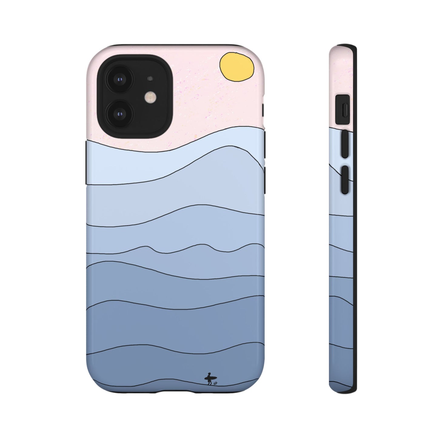 "shades of blue" phone case
