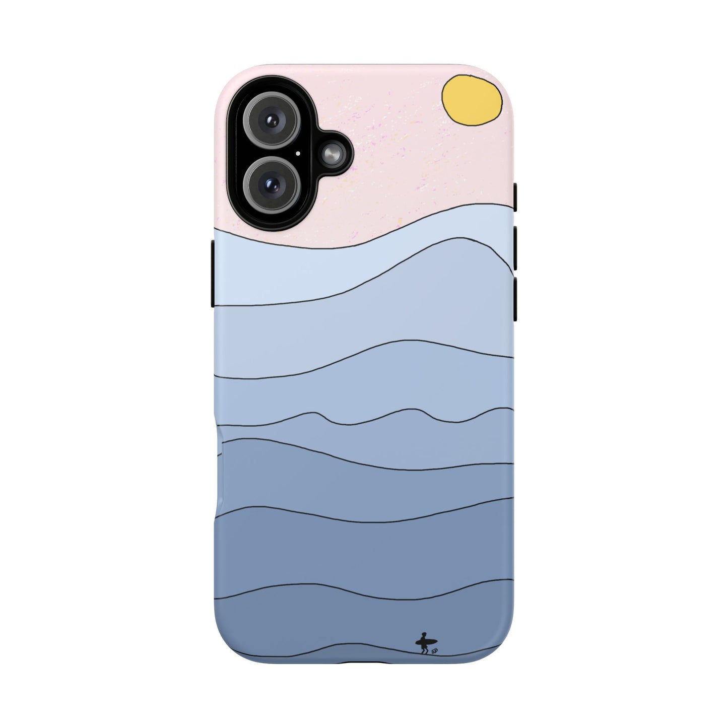 "shades of blue" phone case