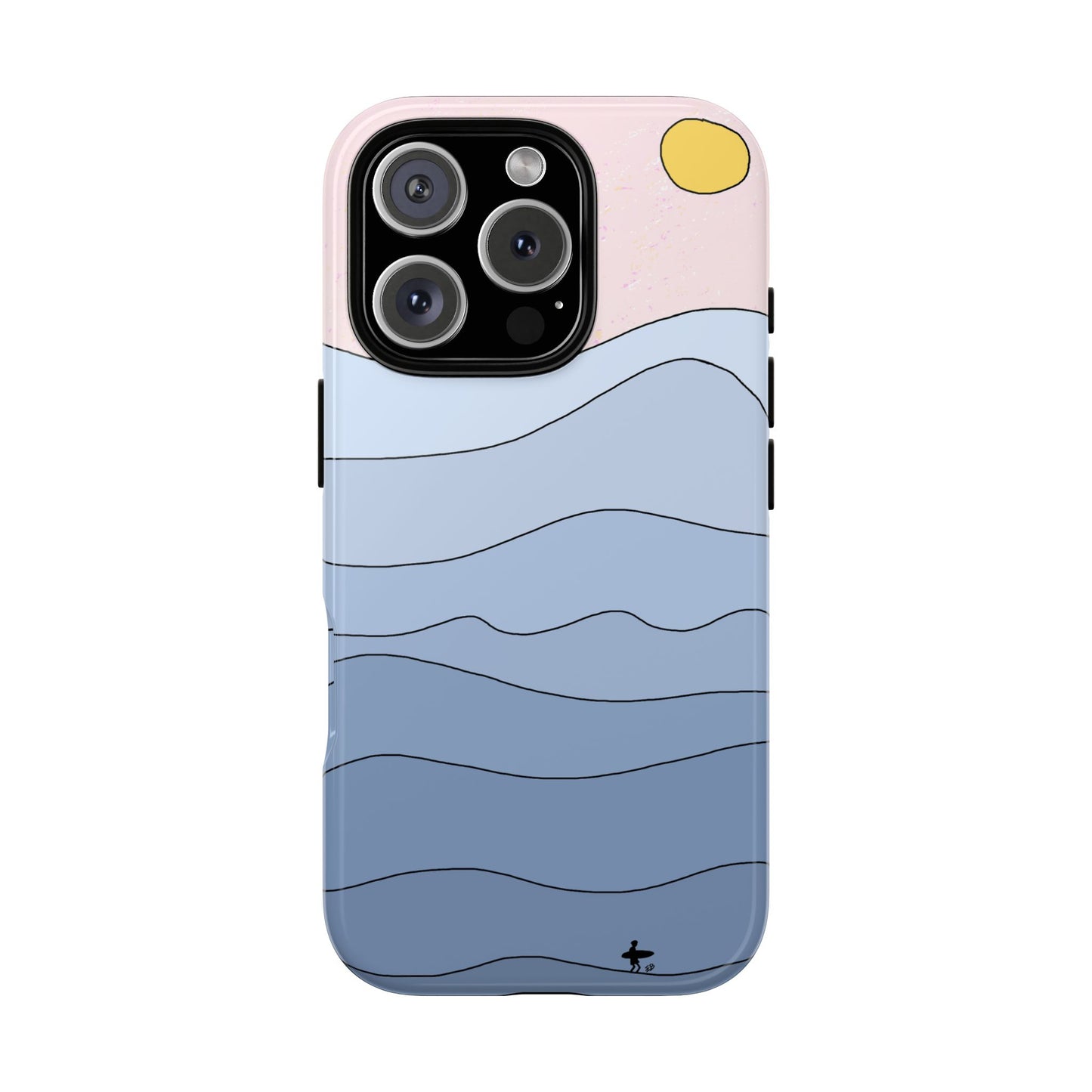 "shades of blue" phone case