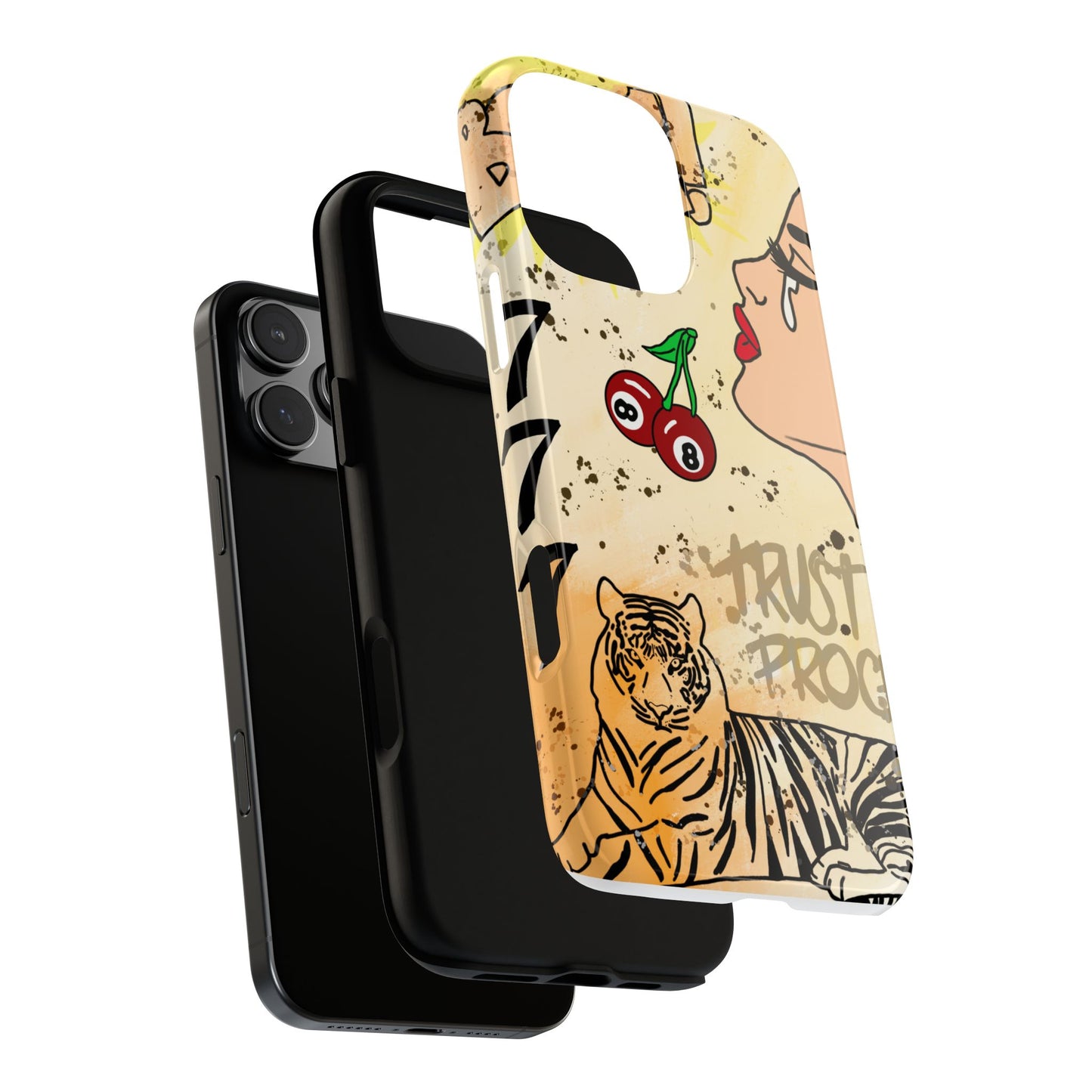 "trust the process" phone case