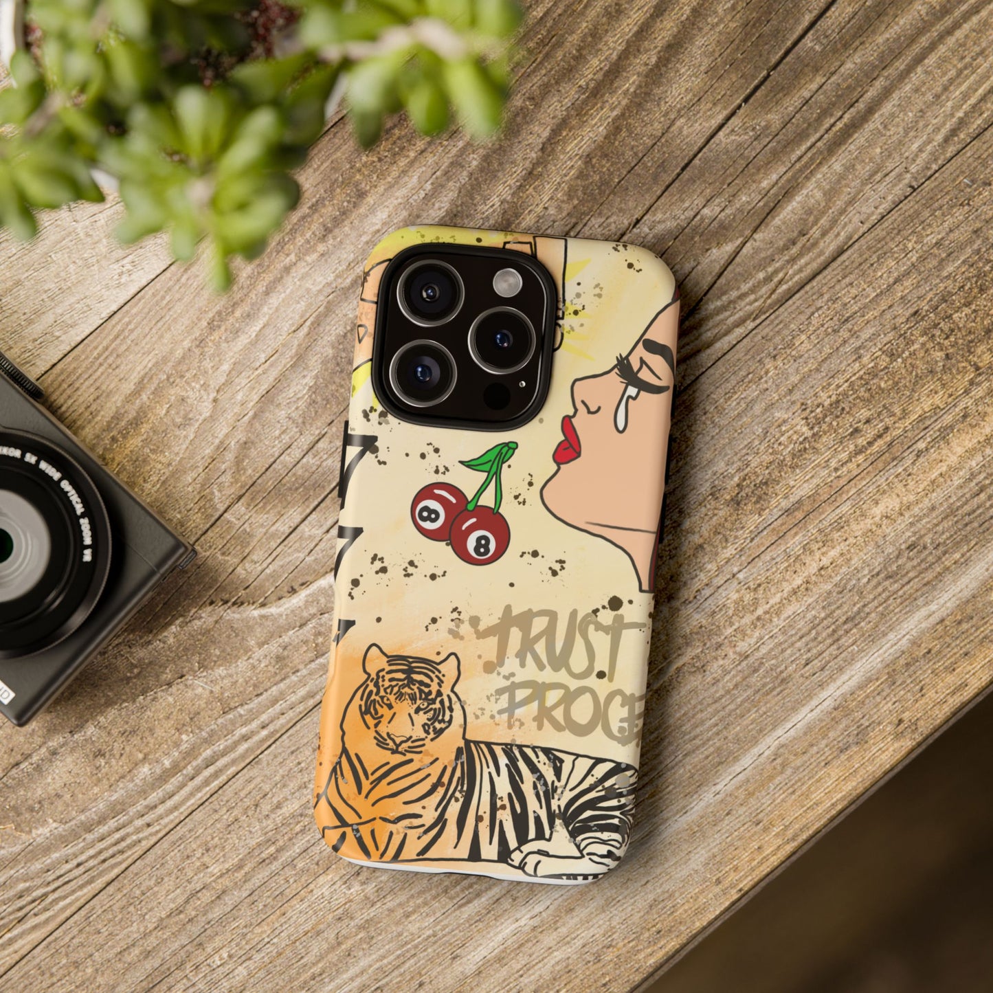 "trust the process" phone case