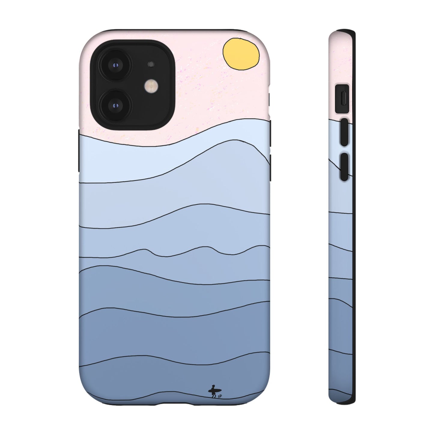 "shades of blue" phone case
