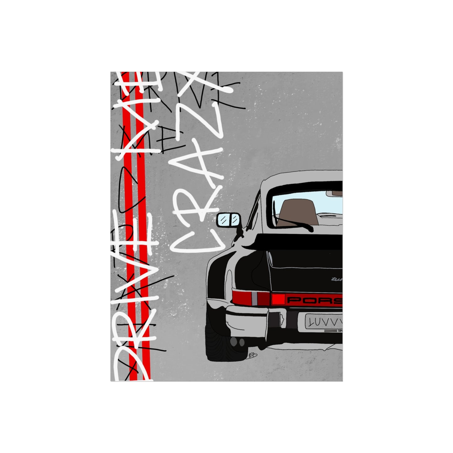 "drive me crazy" print