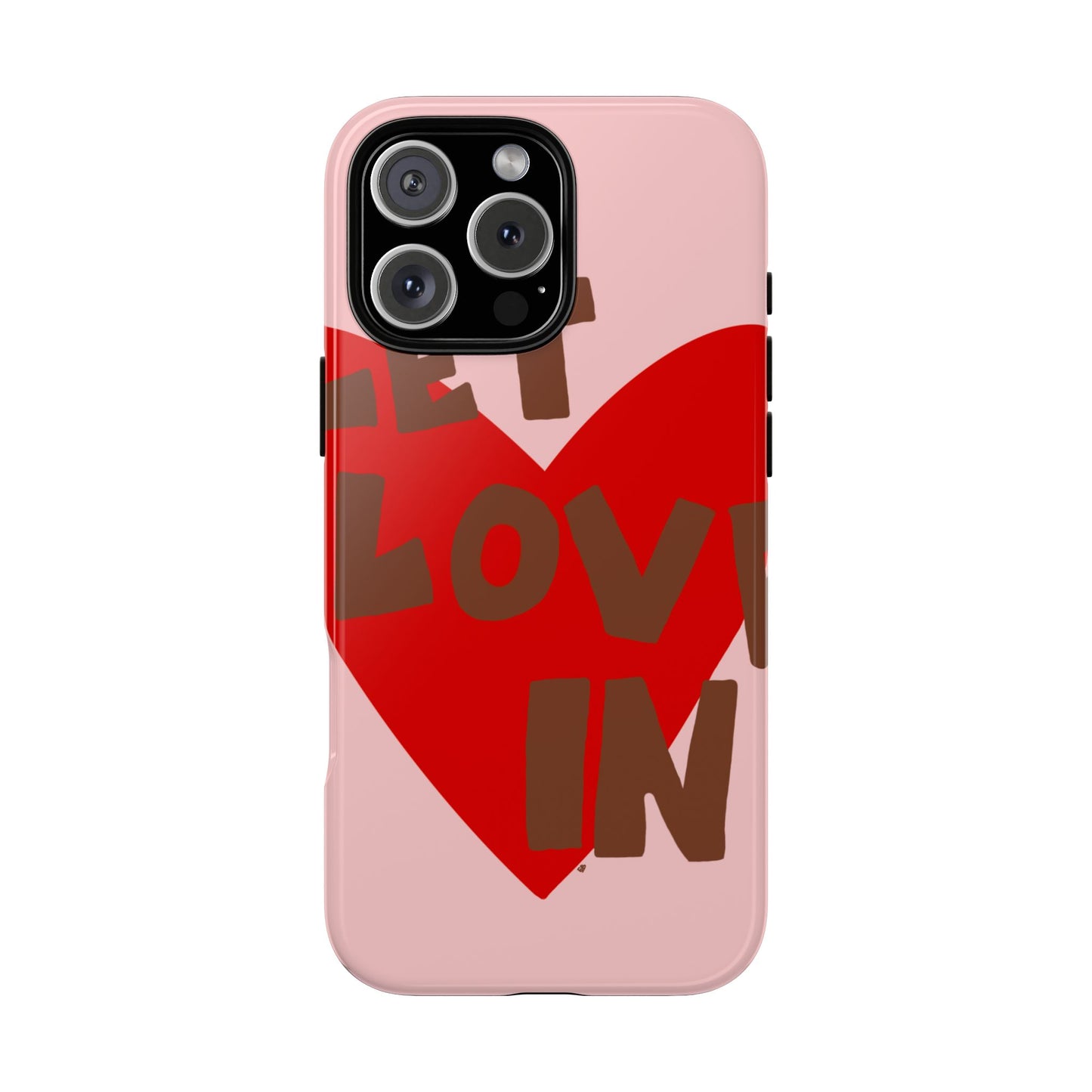 "let love in" phone case