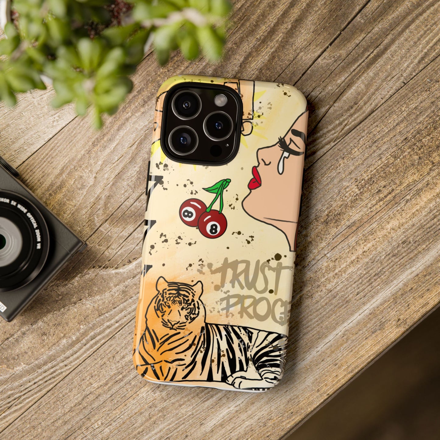 "trust the process" phone case