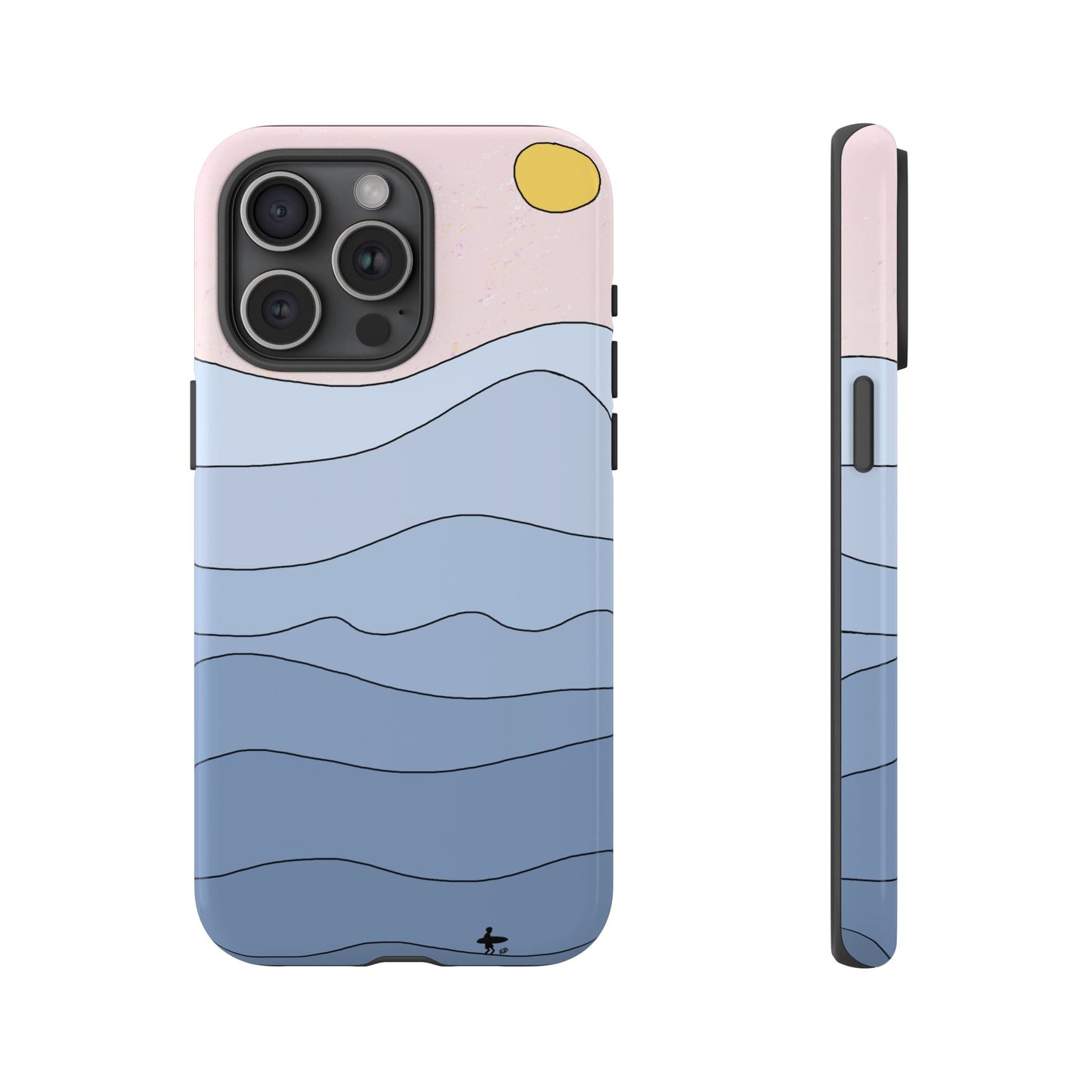 "shades of blue" phone case