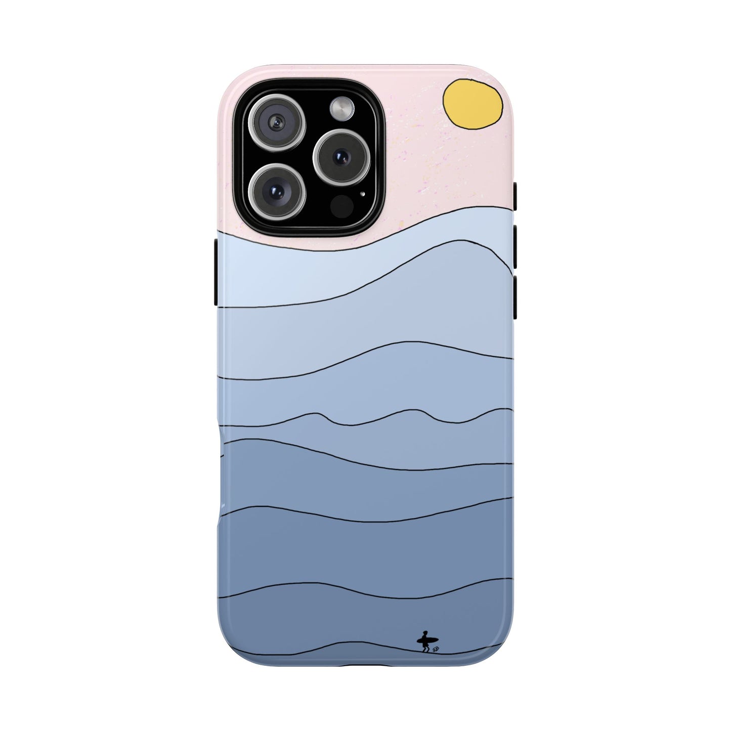 "shades of blue" phone case