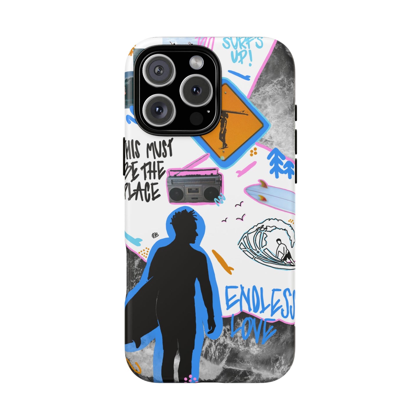 "surf's up" phone case