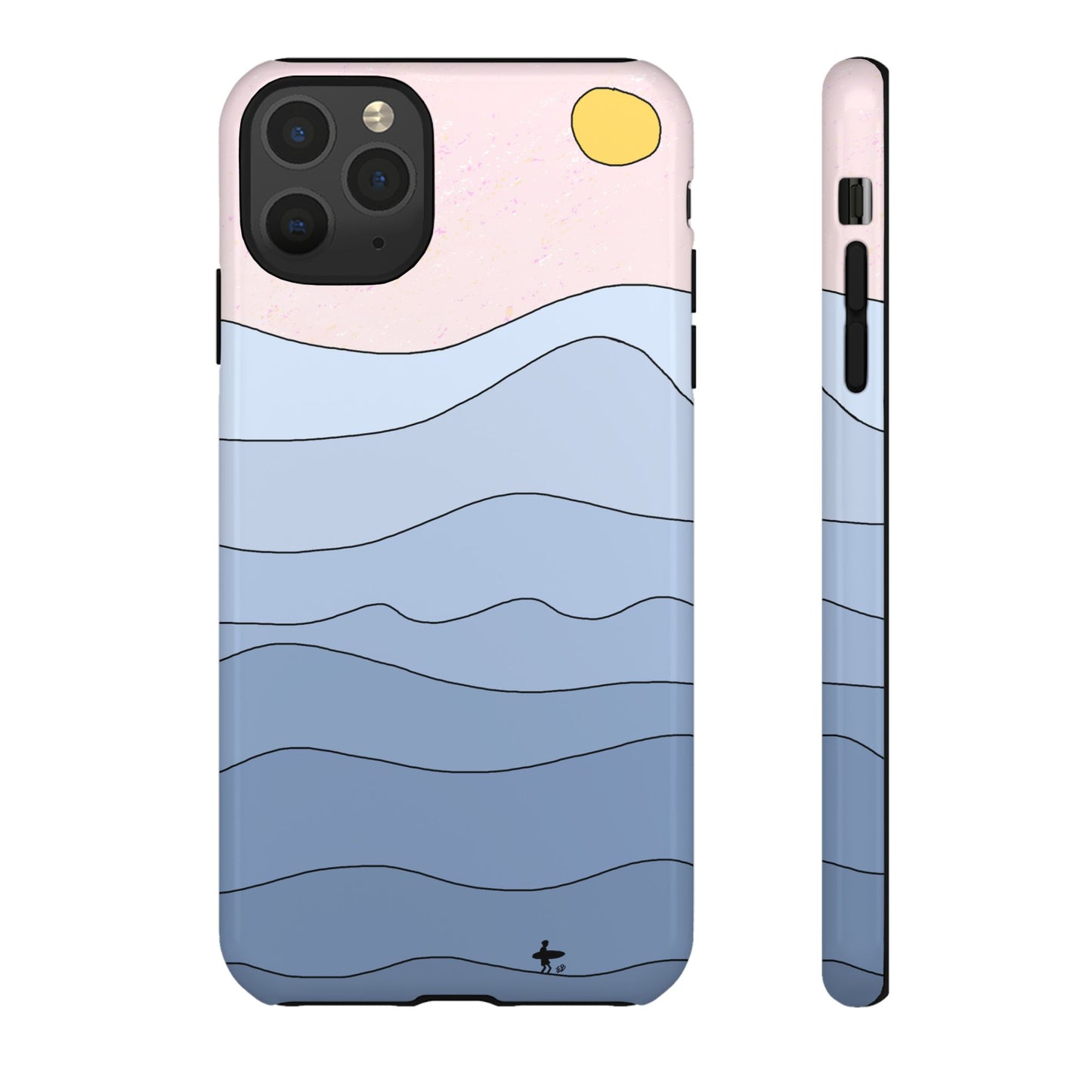 "shades of blue" phone case