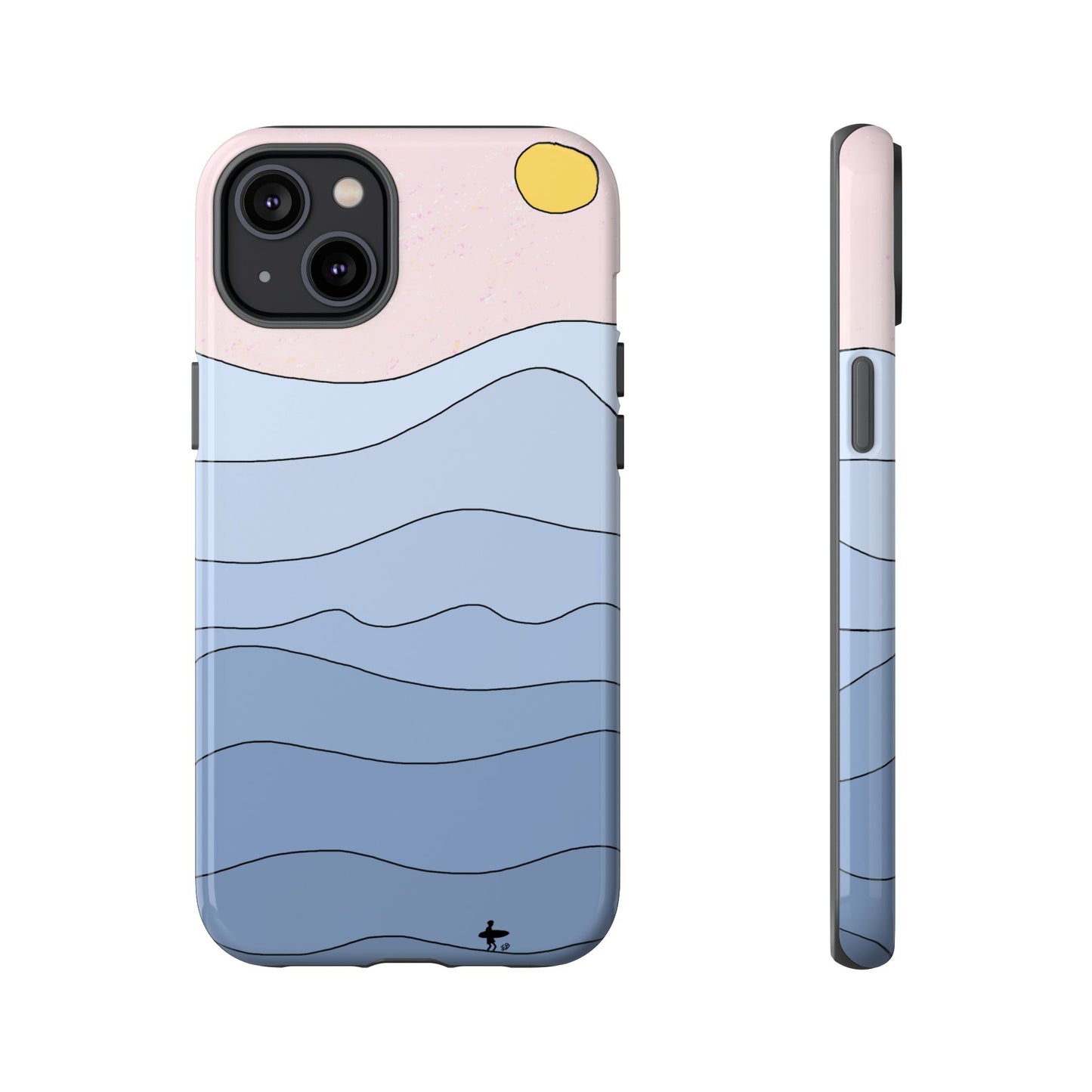 "shades of blue" phone case
