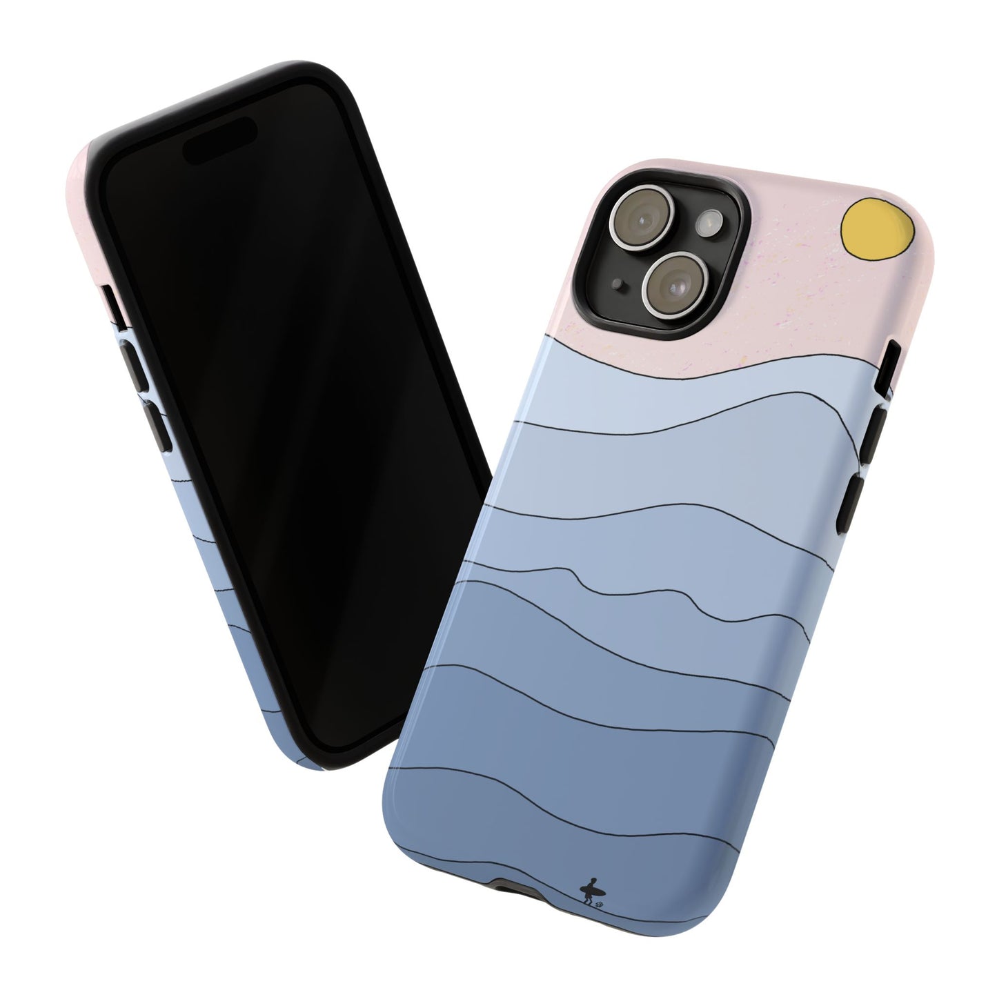"shades of blue" phone case