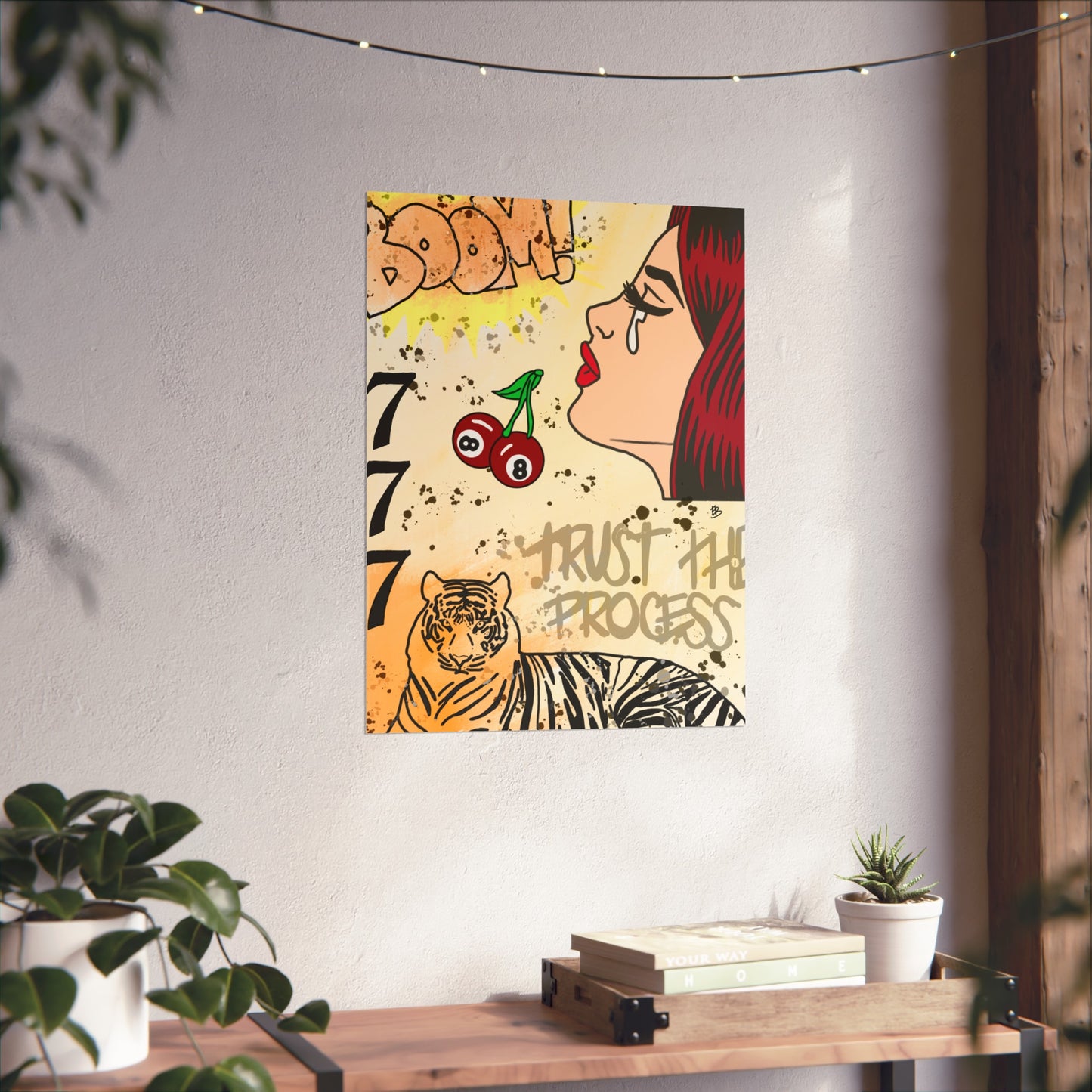 "trust the process" print