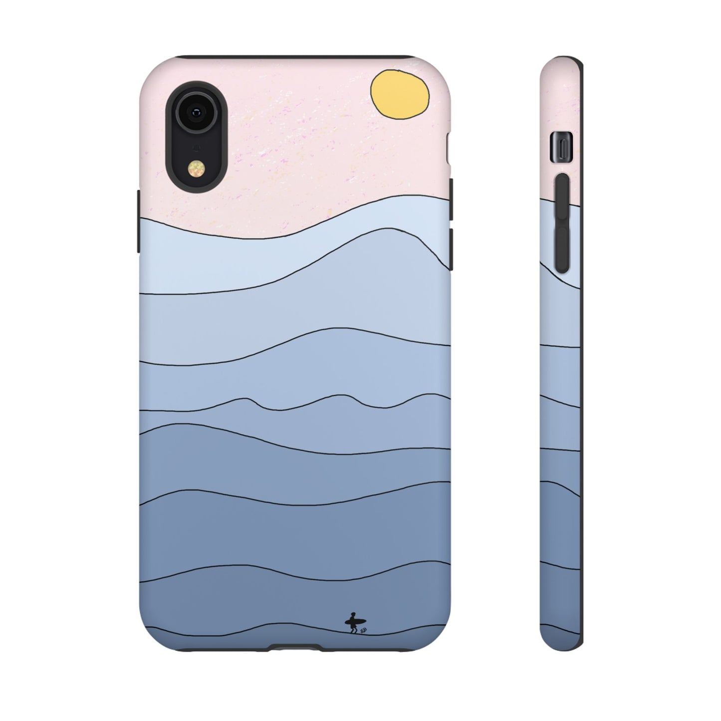 "shades of blue" phone case
