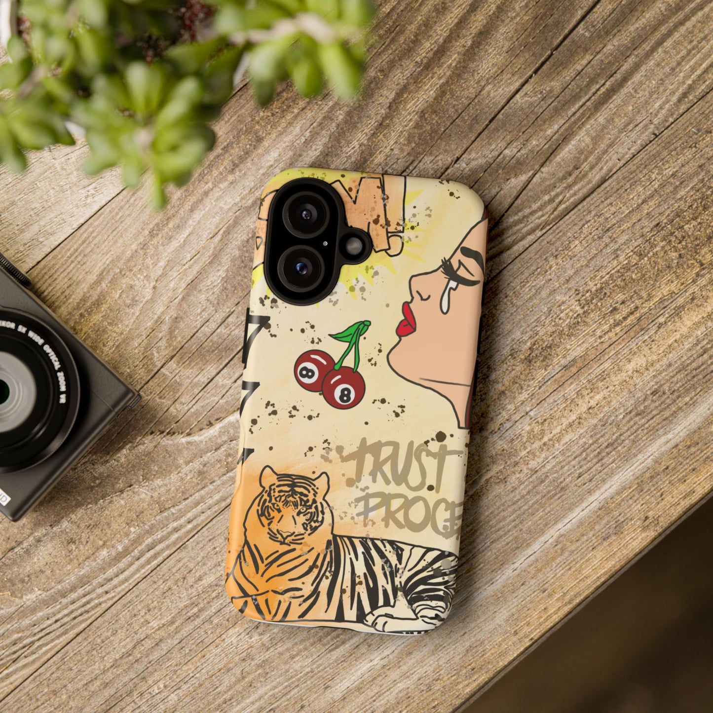 "trust the process" phone case