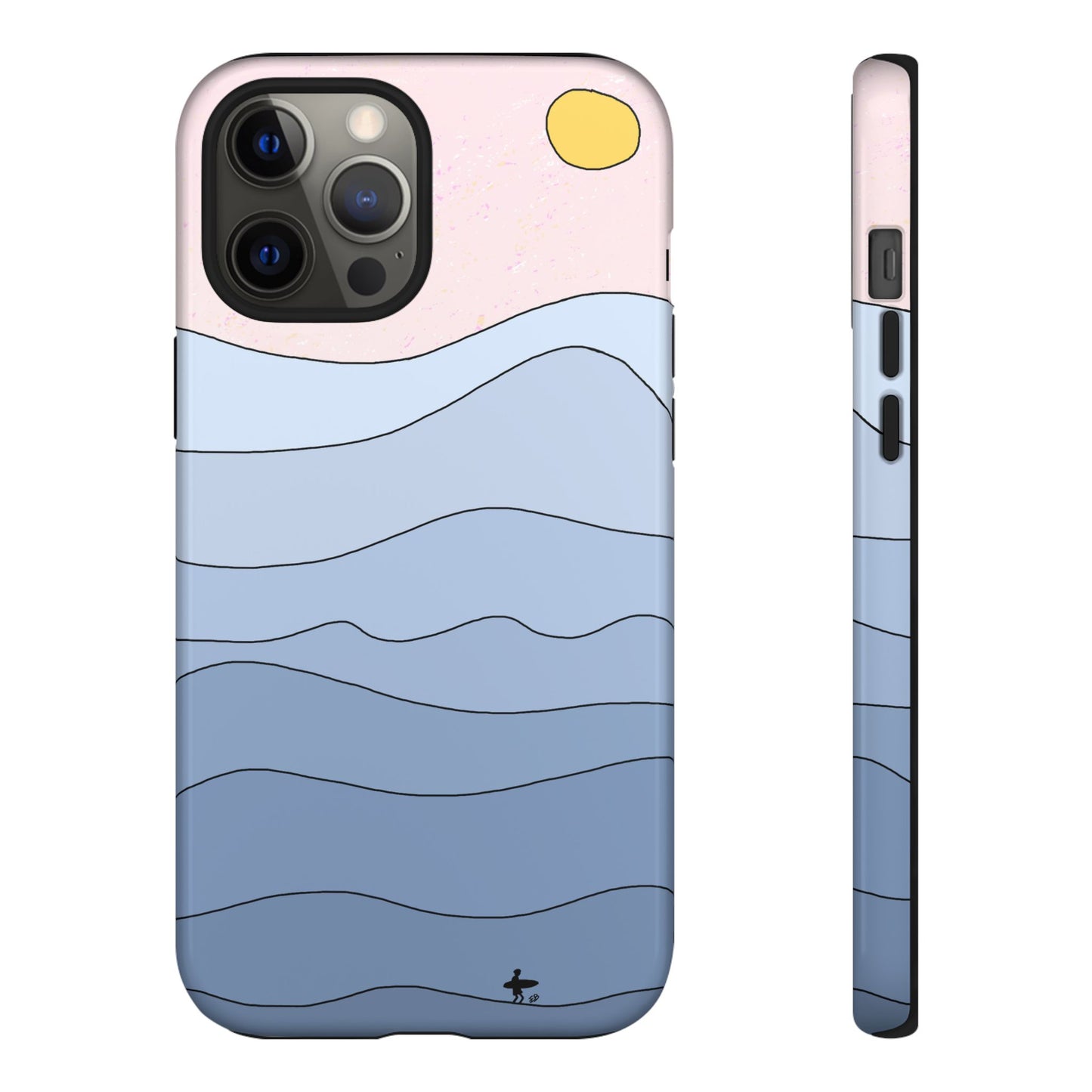 "shades of blue" phone case