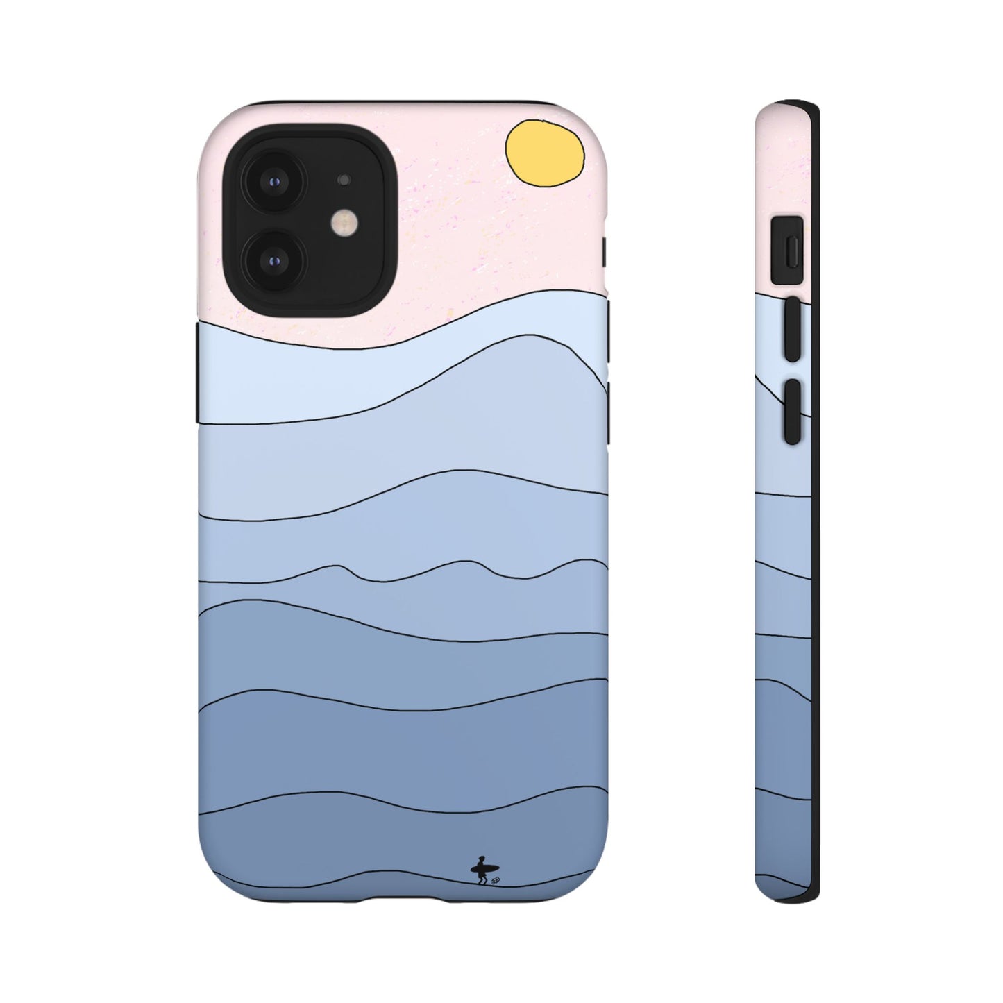 "shades of blue" phone case