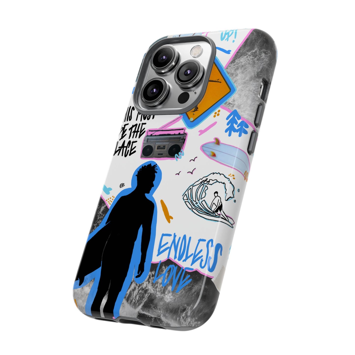 "surf's up" phone case
