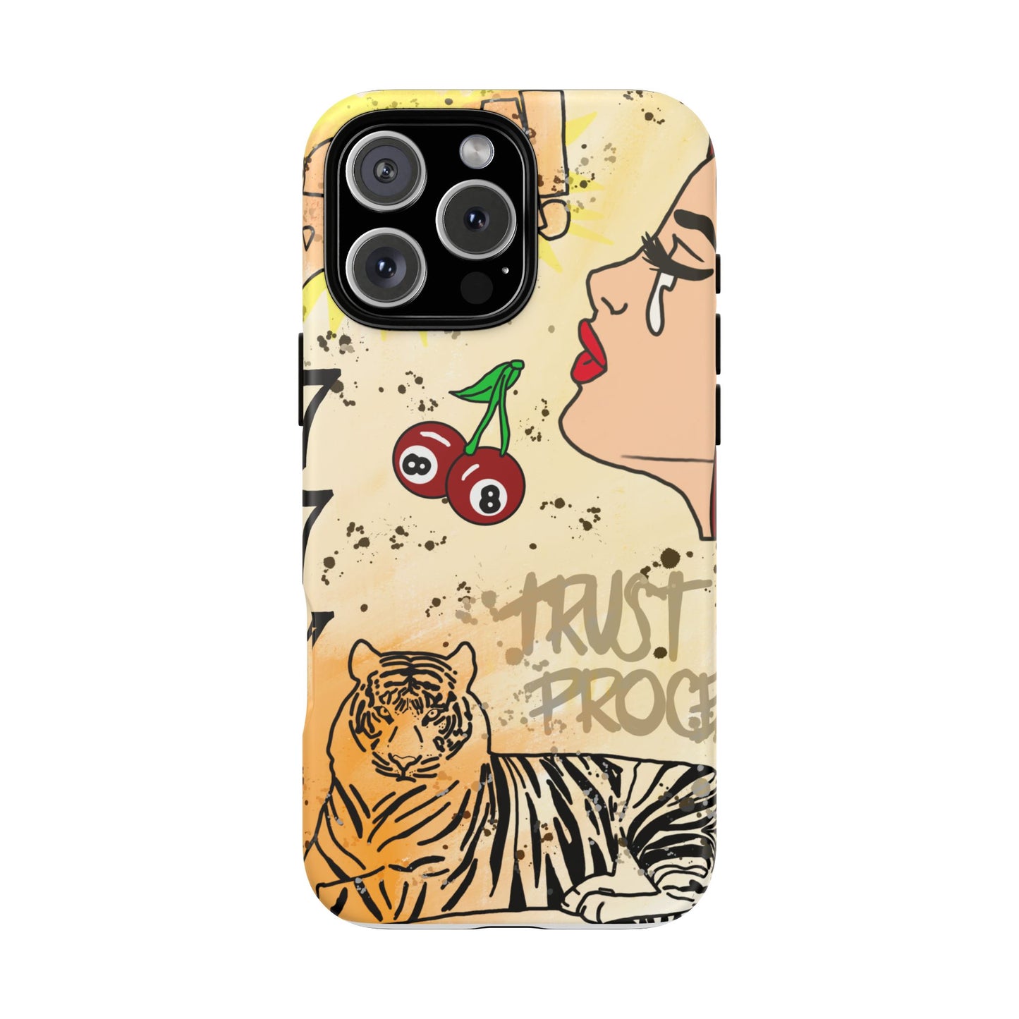 "trust the process" phone case