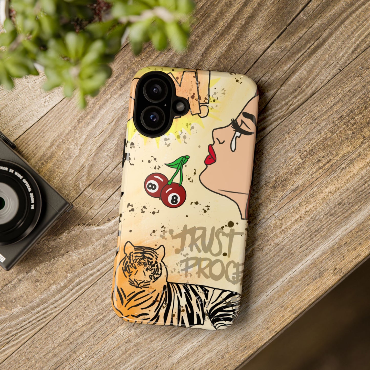"trust the process" phone case