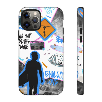 "surf's up" phone case