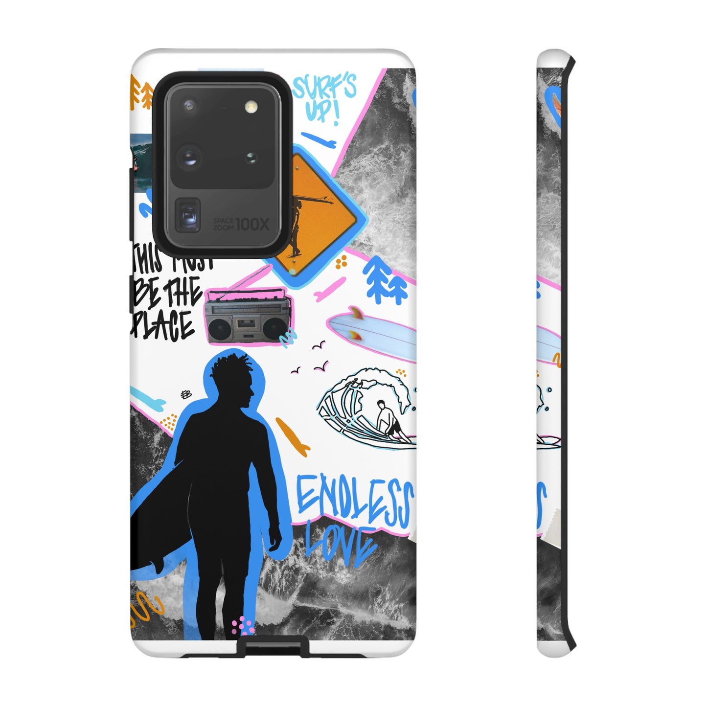 "surf's up" phone case