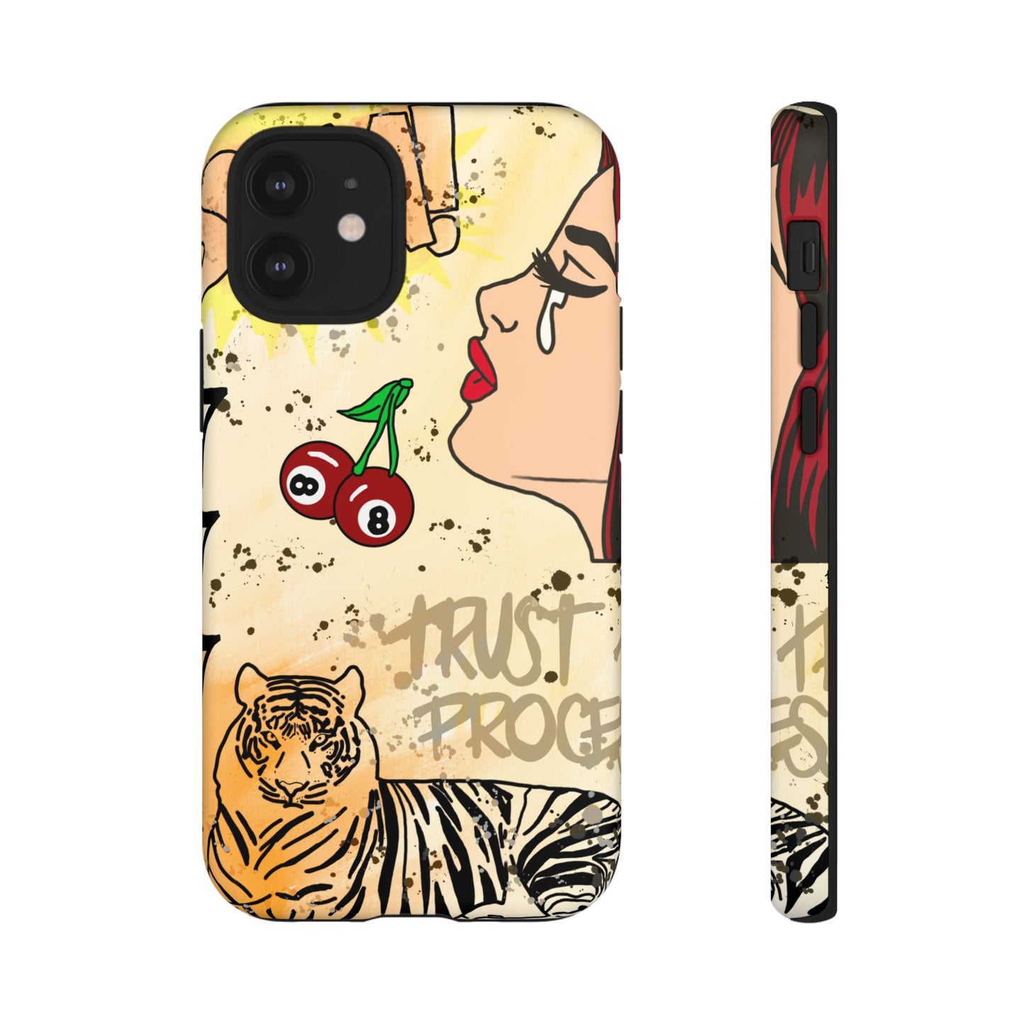 "trust the process" phone case