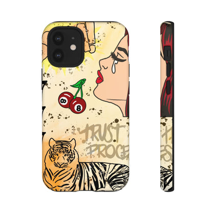"trust the process" phone case
