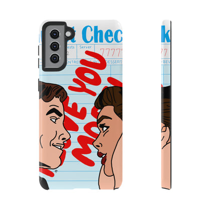 "i love you more" phone case