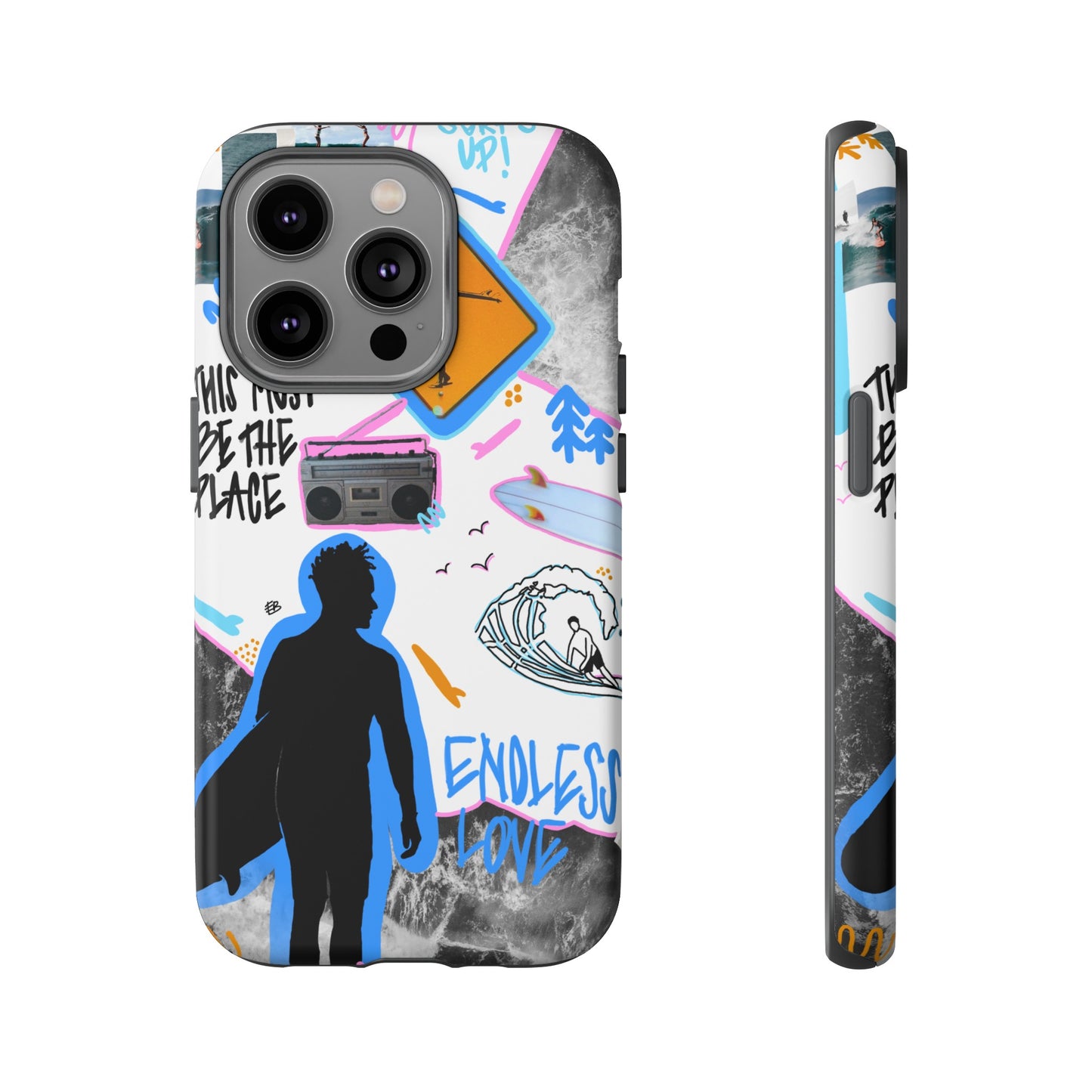 "surf's up" phone case