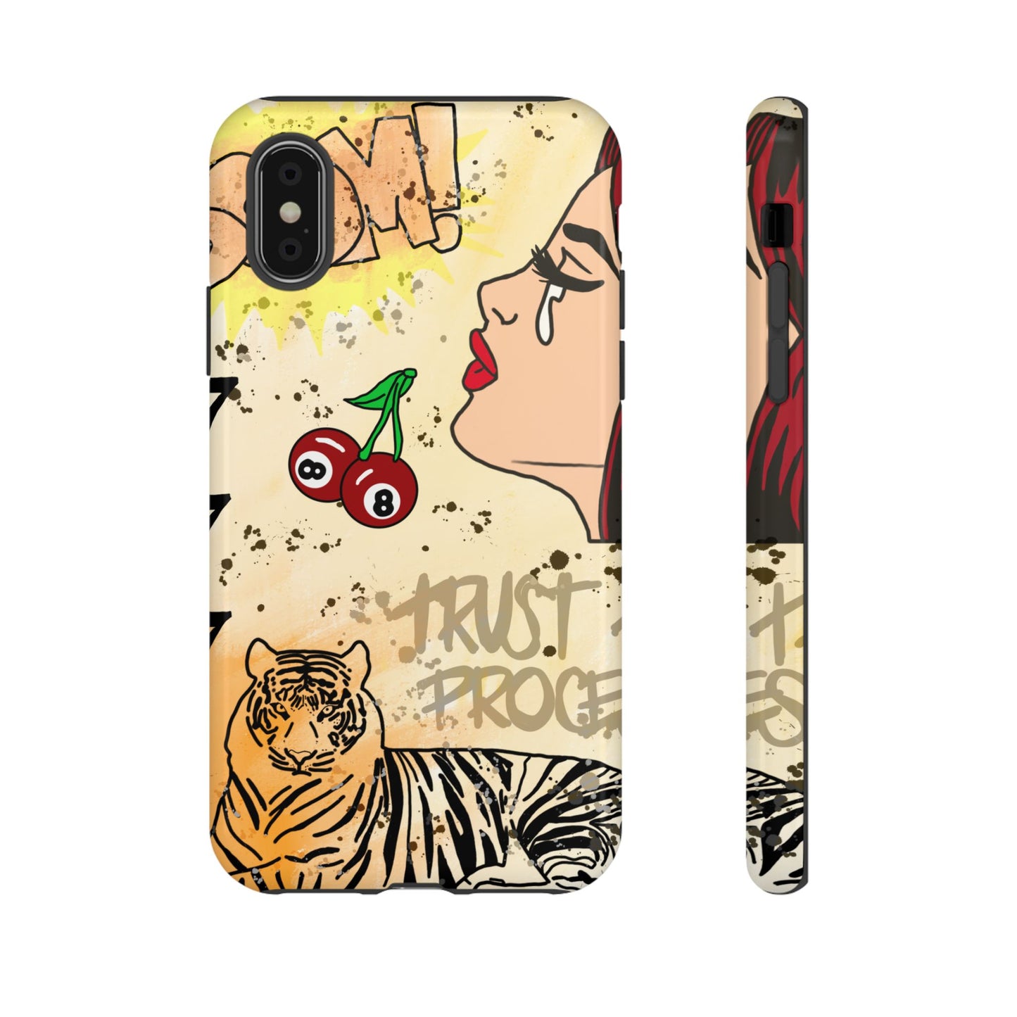 "trust the process" phone case