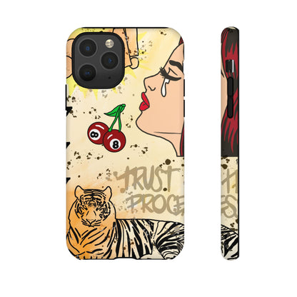 "trust the process" phone case