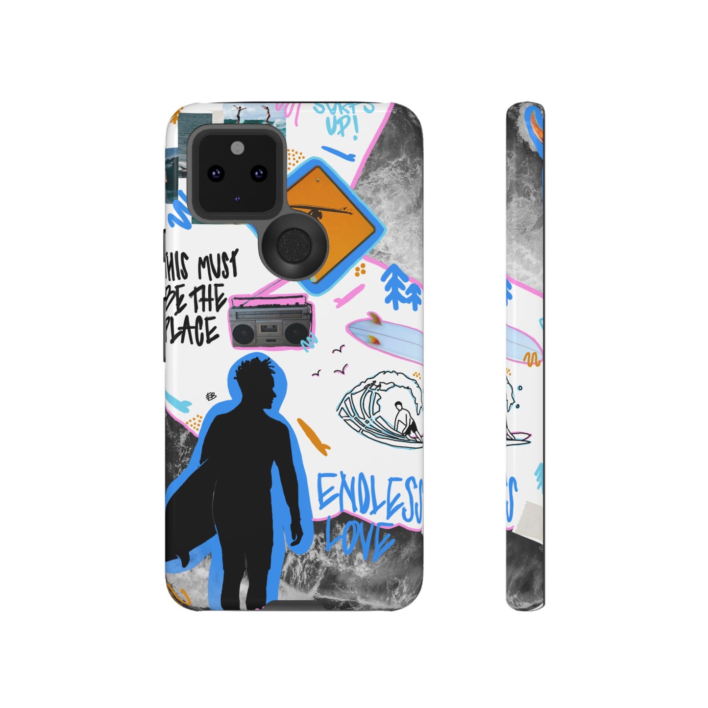 "surf's up" phone case