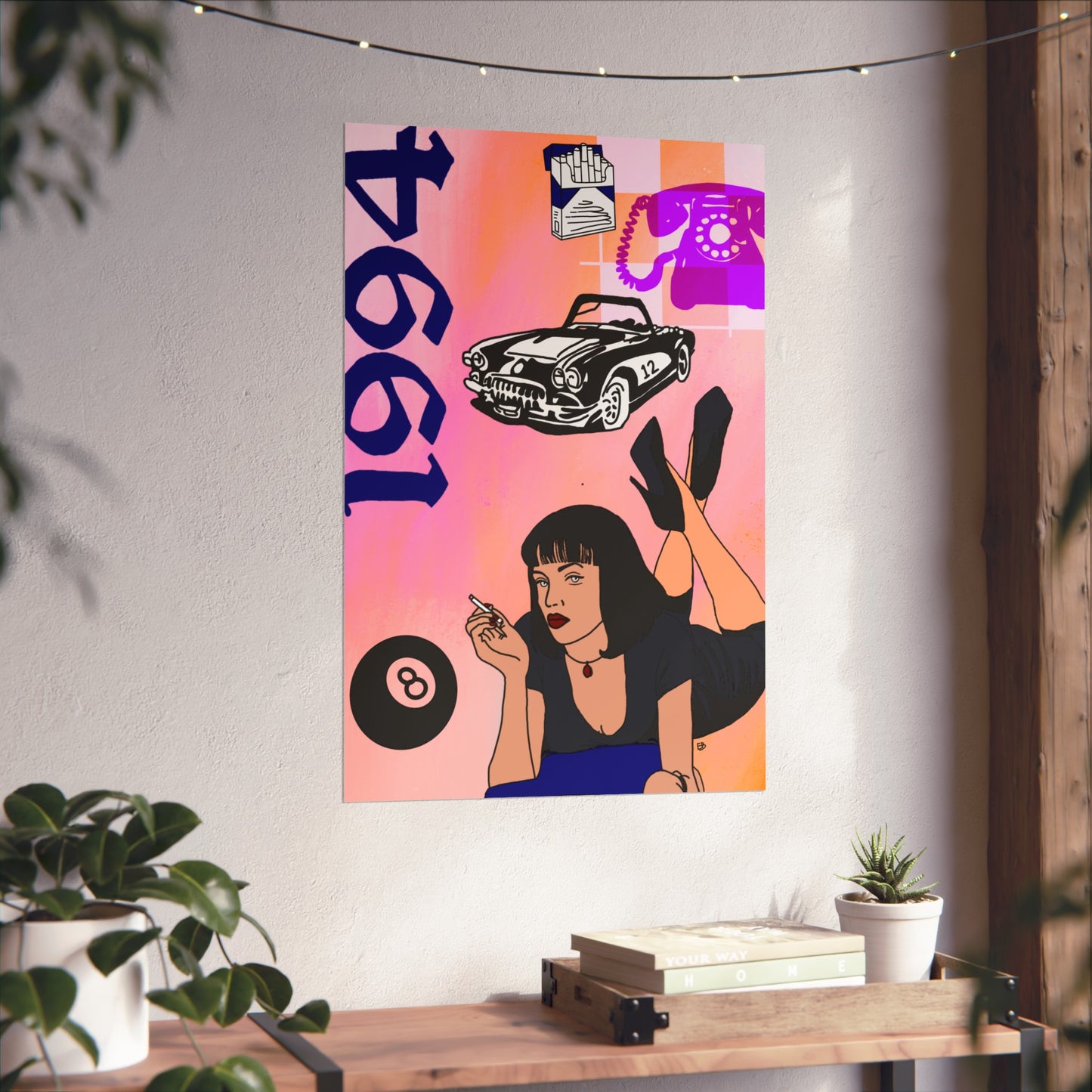 "pulp fiction" print