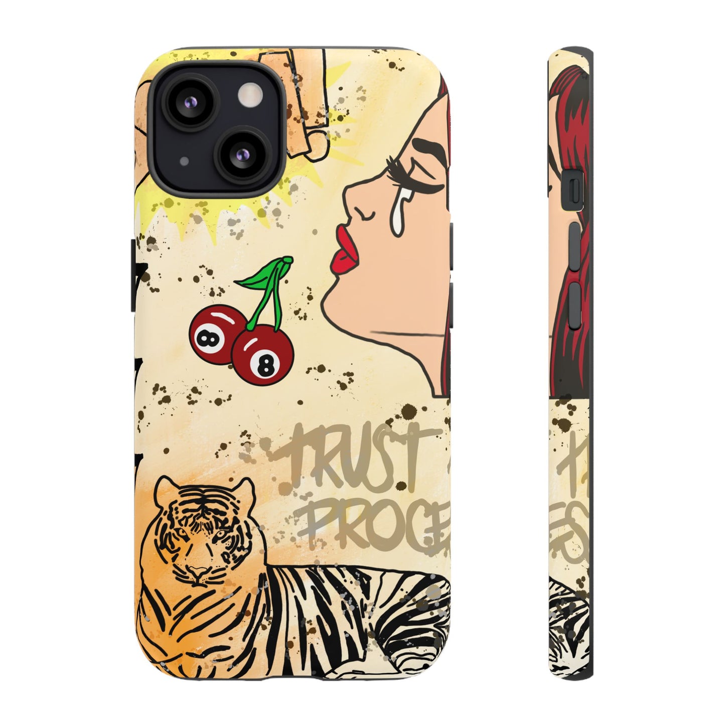 "trust the process" phone case