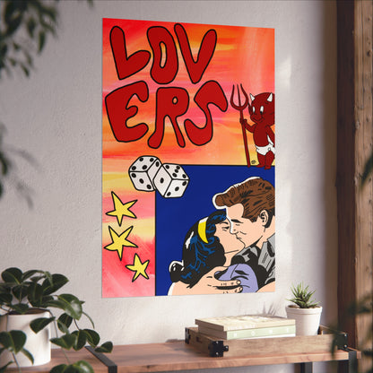 "lovers" print